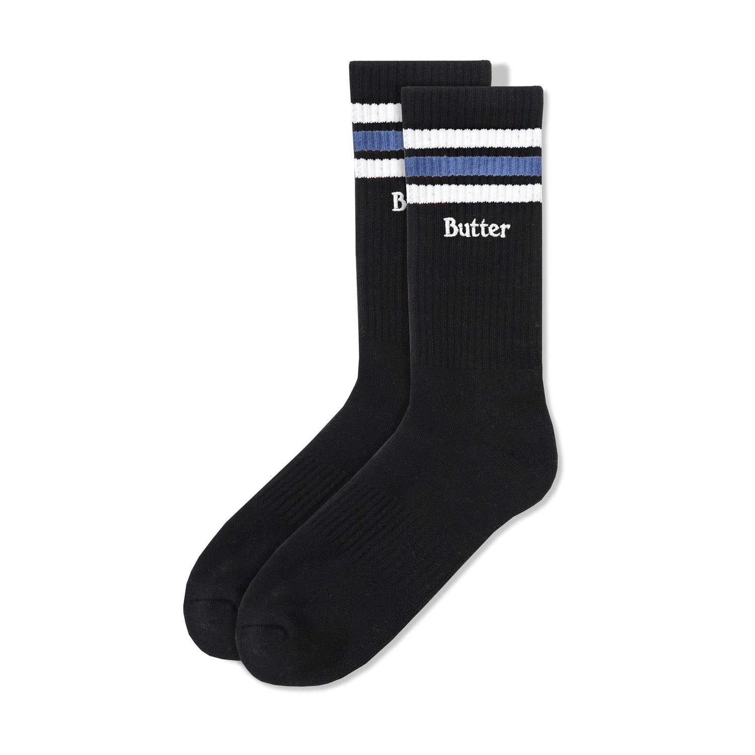 Stripe Socks, Black