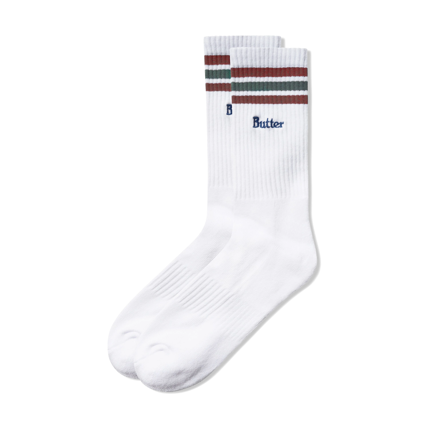 Stripe Socks, White