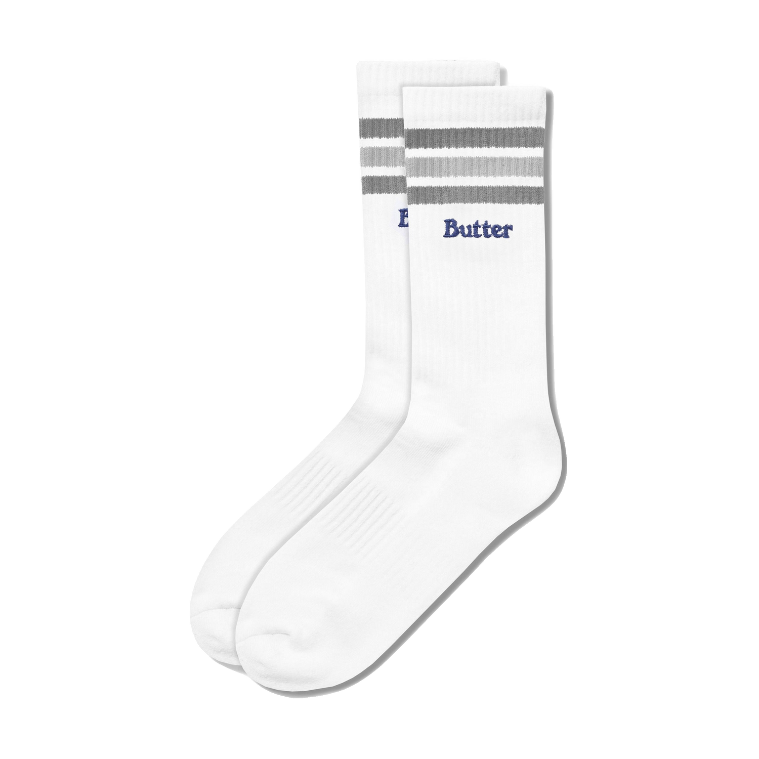 Stripe Socks, White