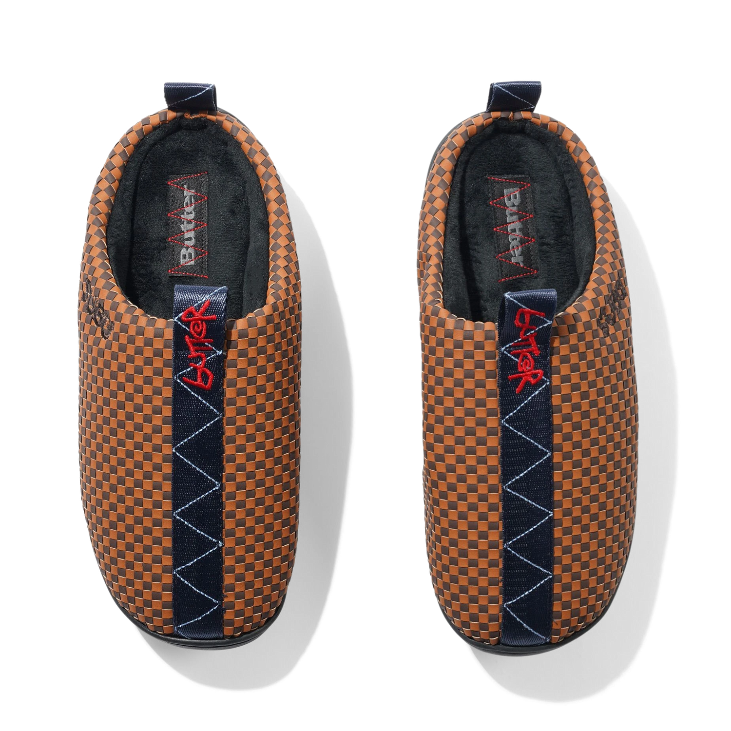 Subu Woven Sandal, Tan / Navy