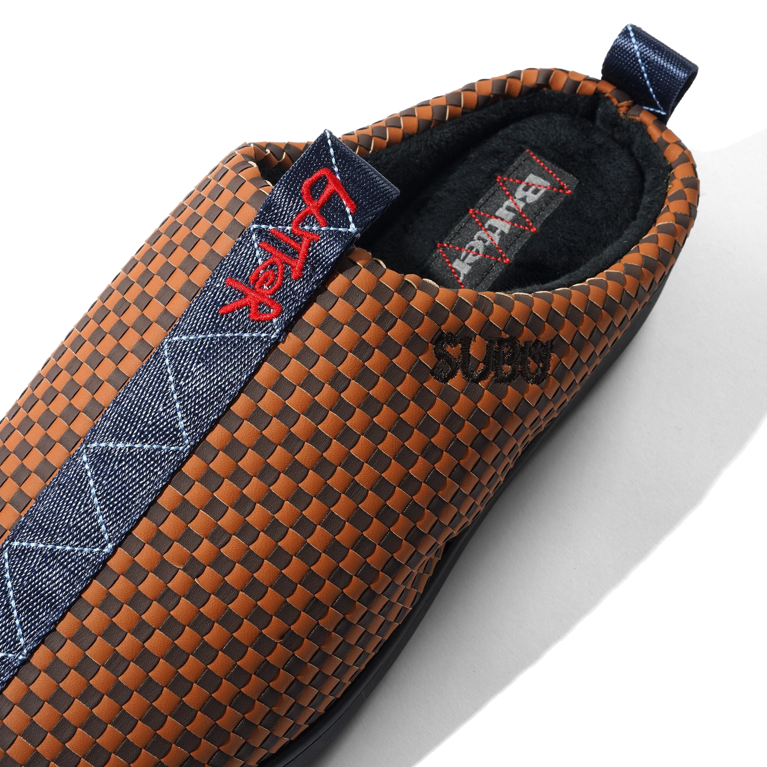 Subu Woven Sandal, Tan / Navy