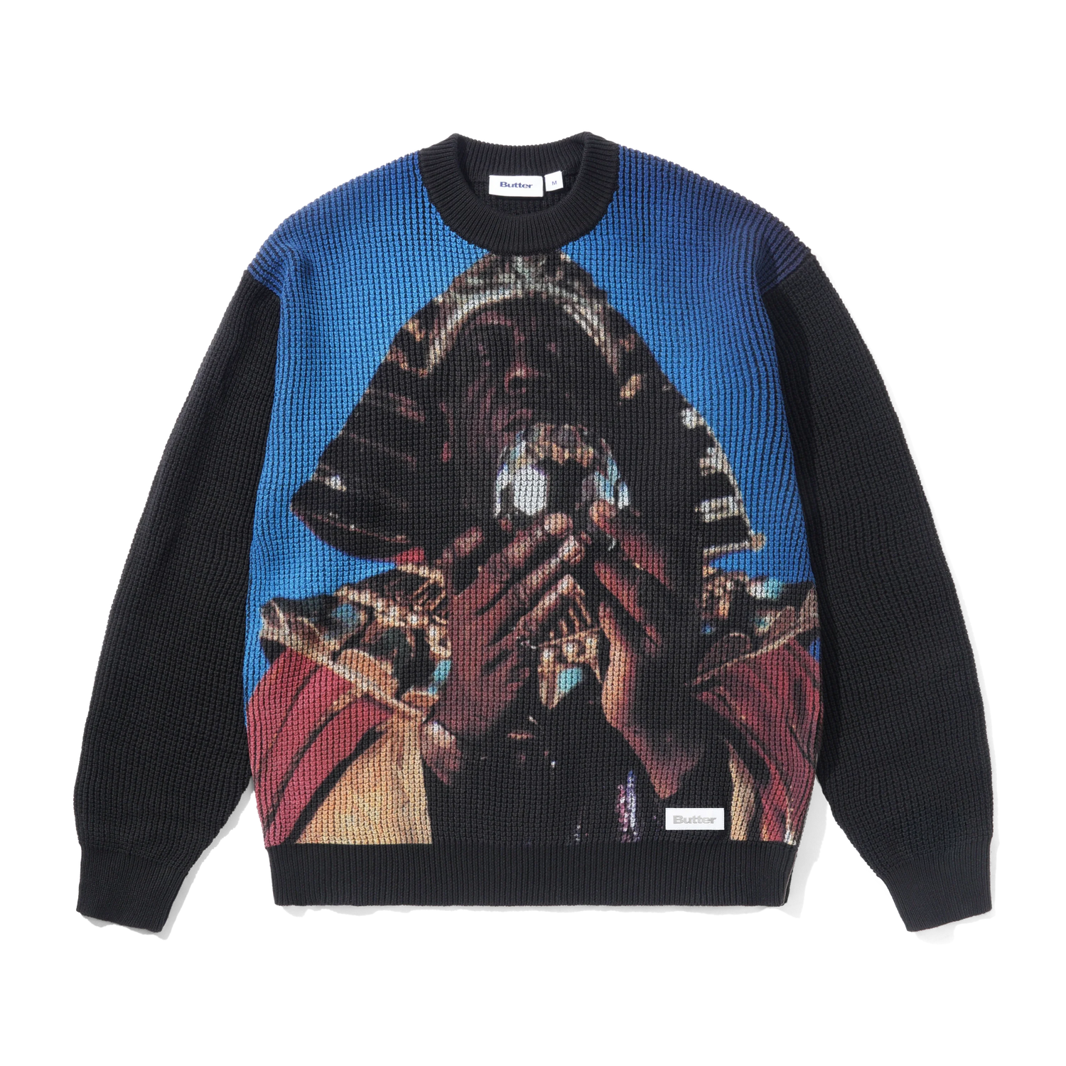 Sun Ra Knit Sweater, Black