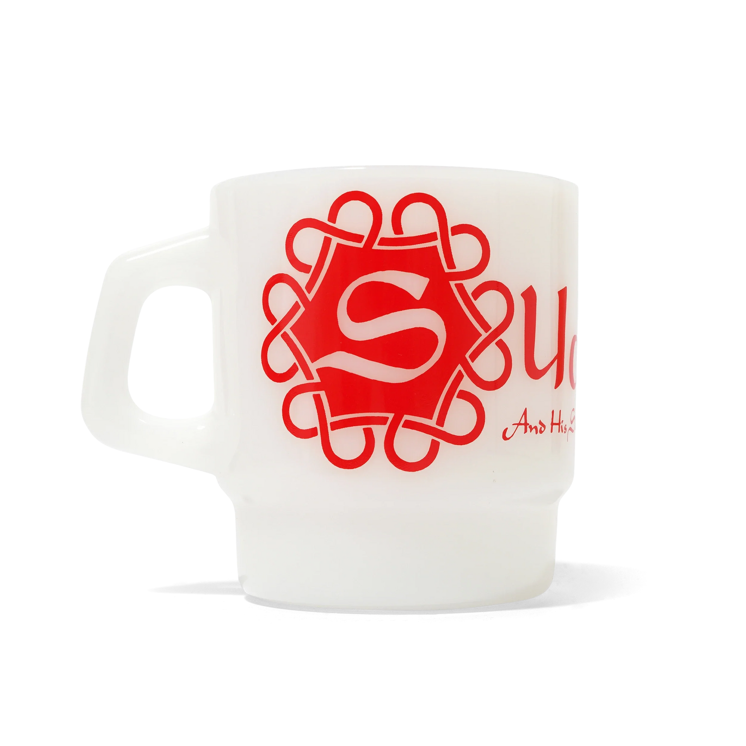 Sun Ra Glass Mug, White