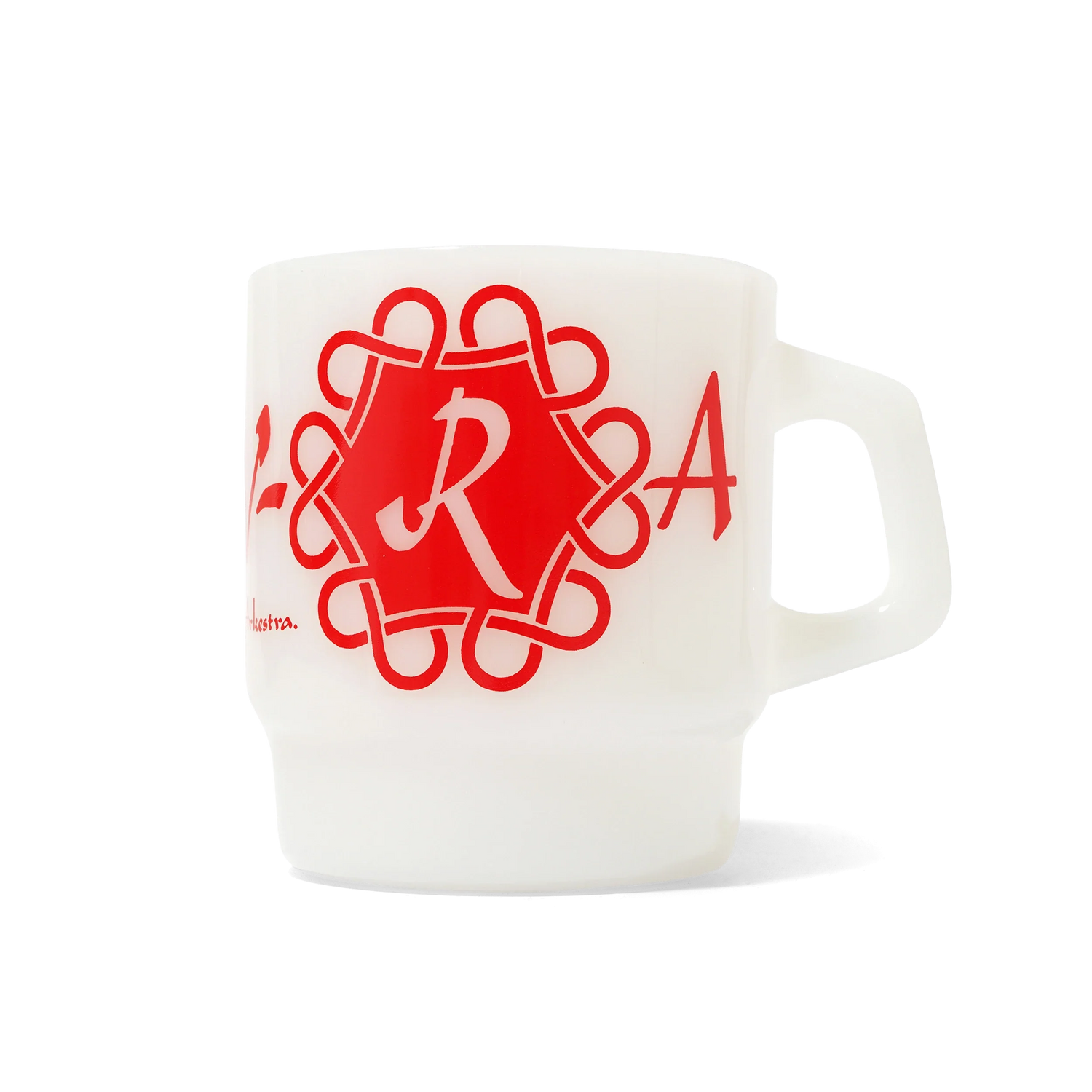 Sun Ra Glass Mug, White