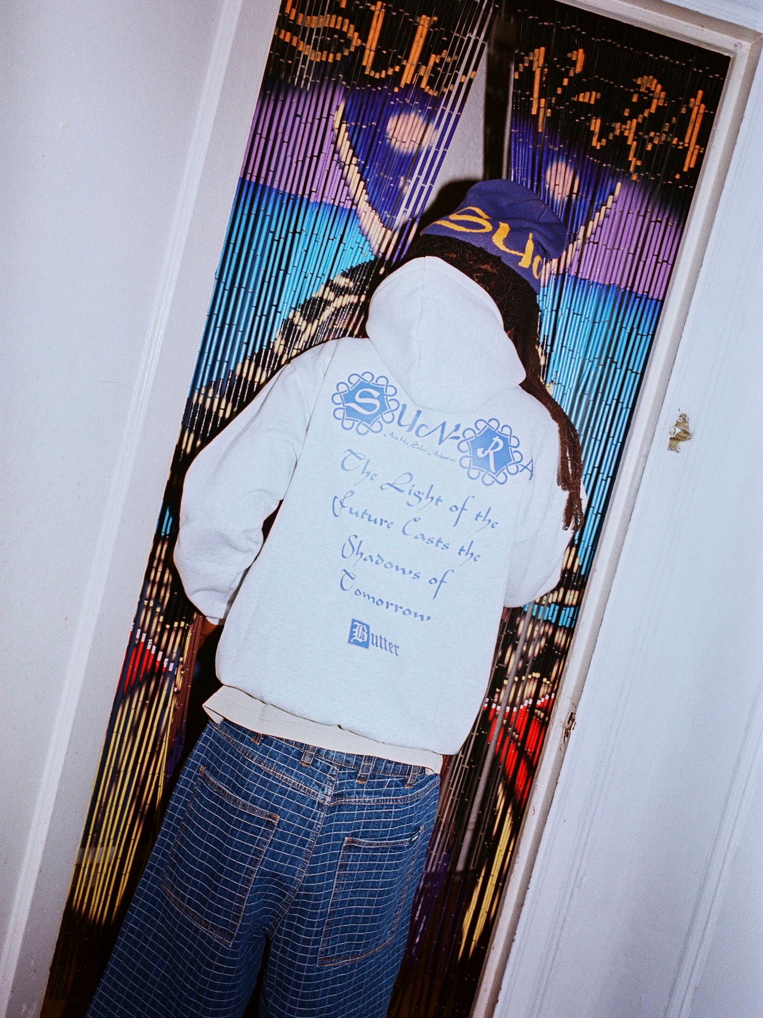 Sun Ra Pullover Hood, Washed Space