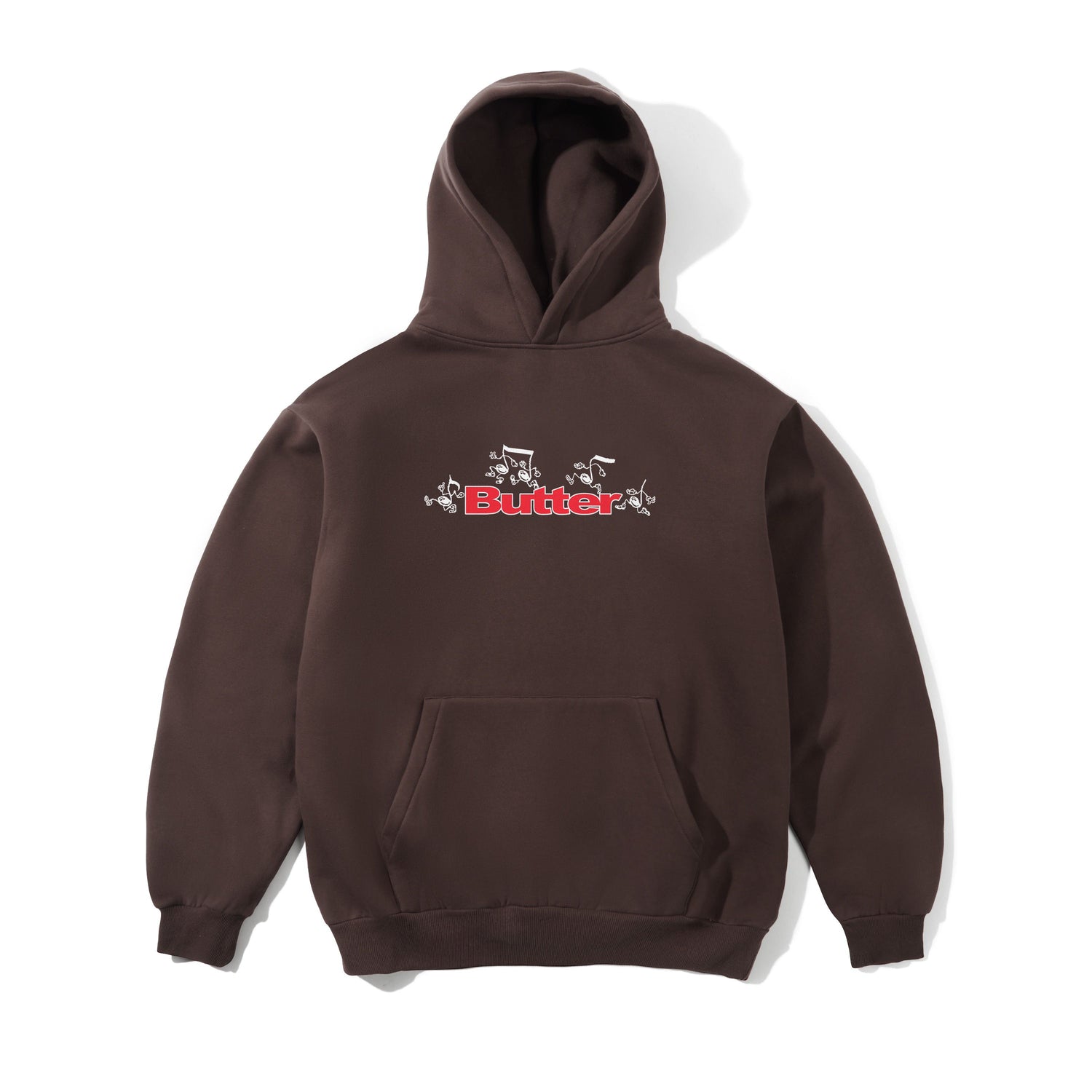 Tempo Logo Pullover Hood, Chocolate