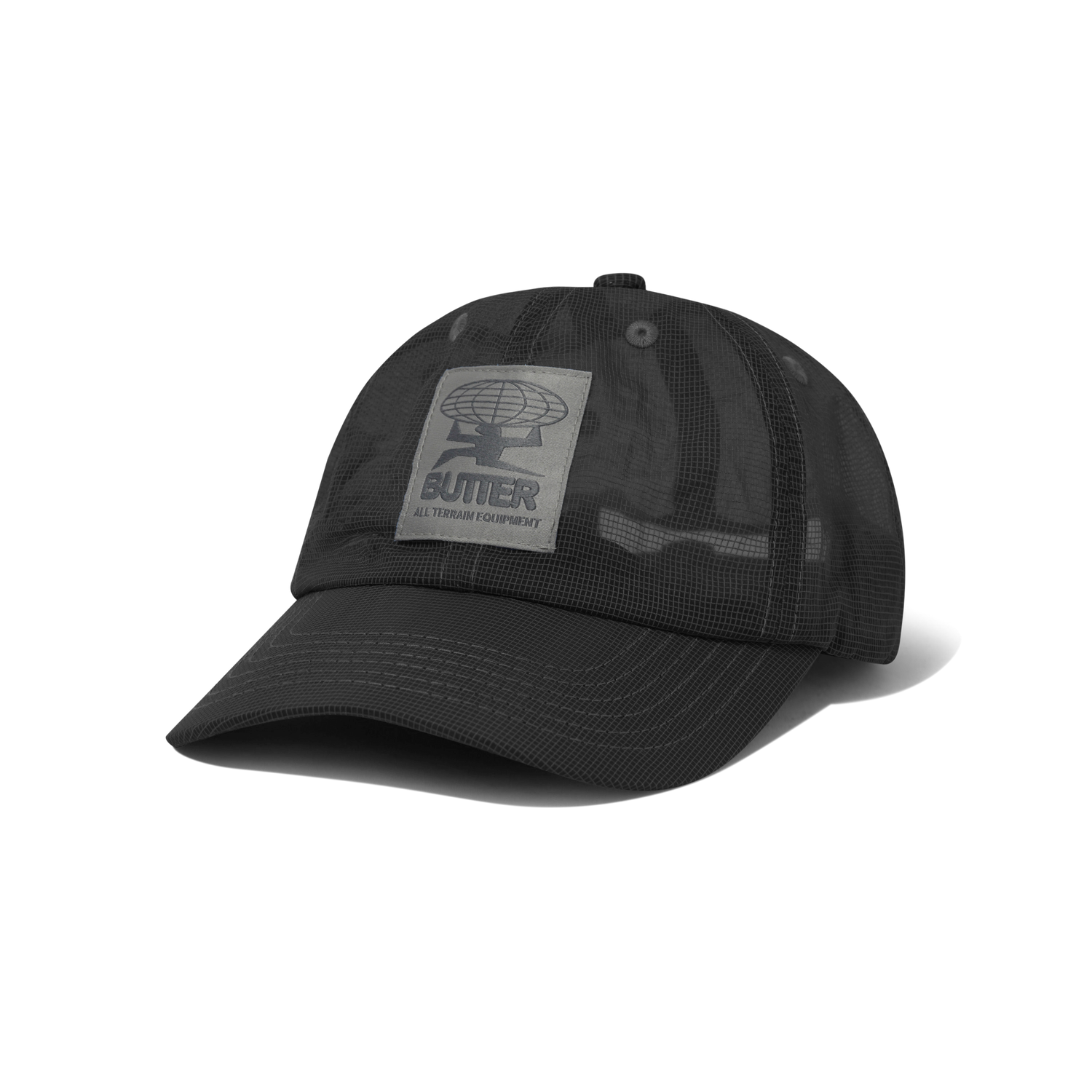 Terrain Fine Mesh 6 Panel Cap, Black