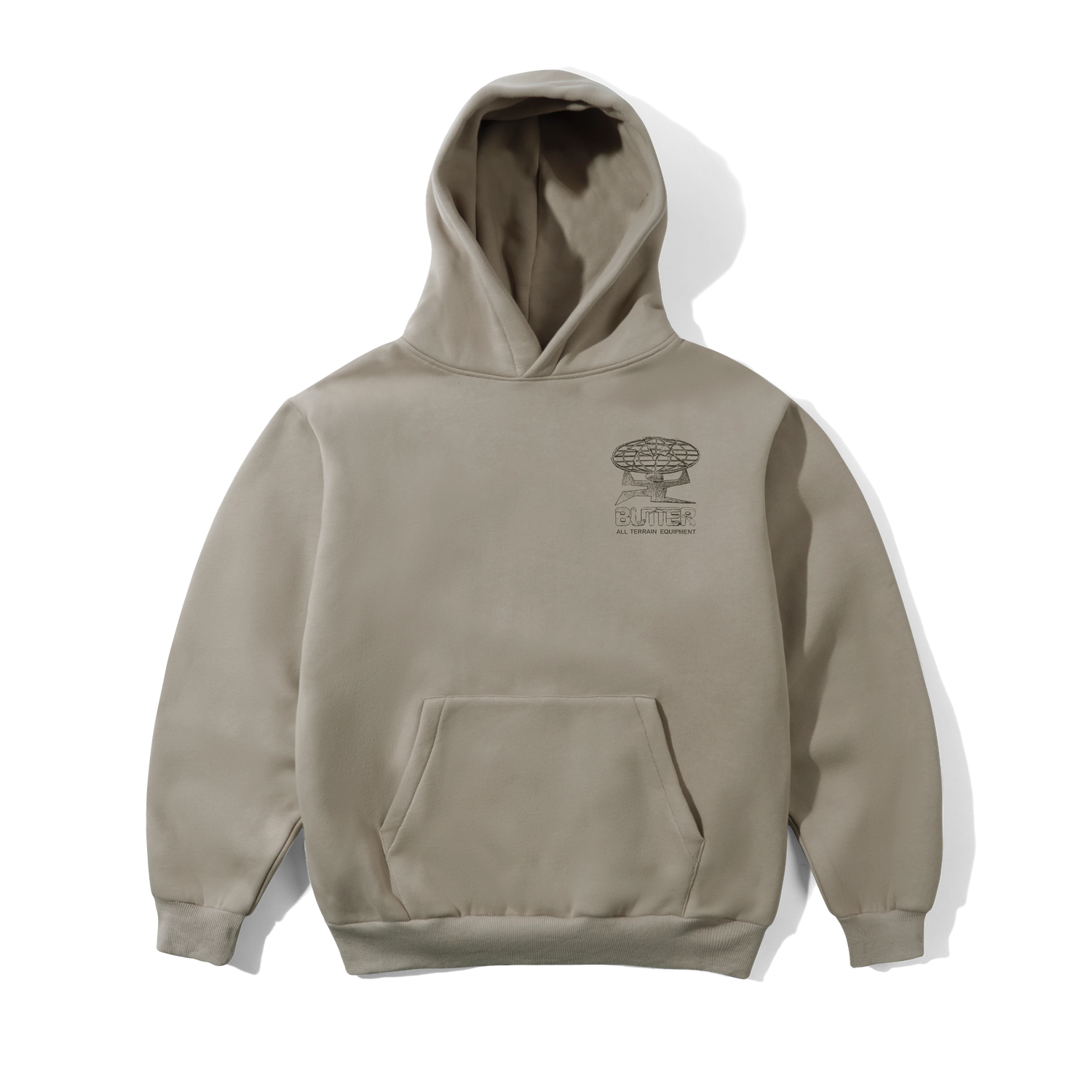Terrain Pullover Hood, Stone