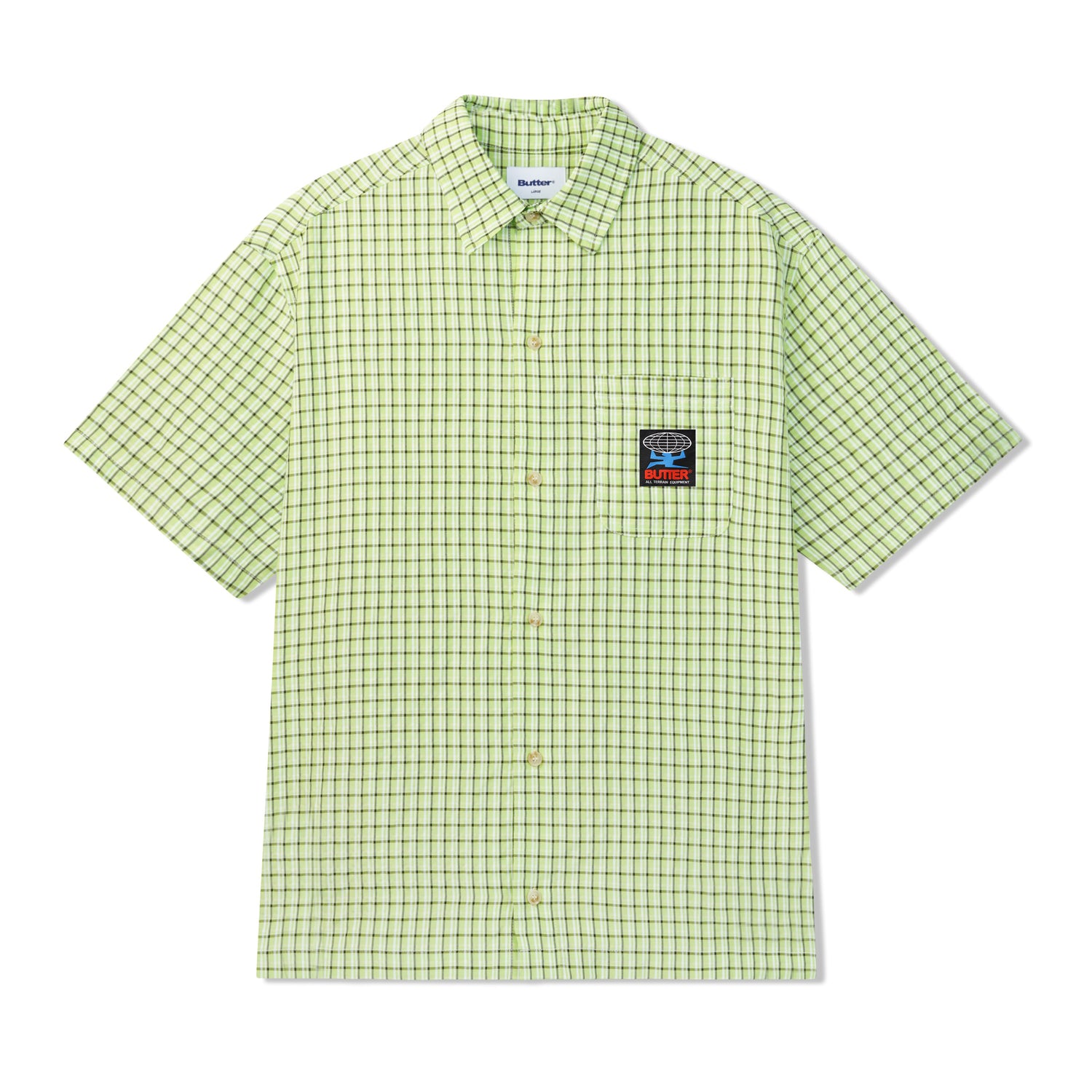 Terrain S/S Shirt, Lime / Black