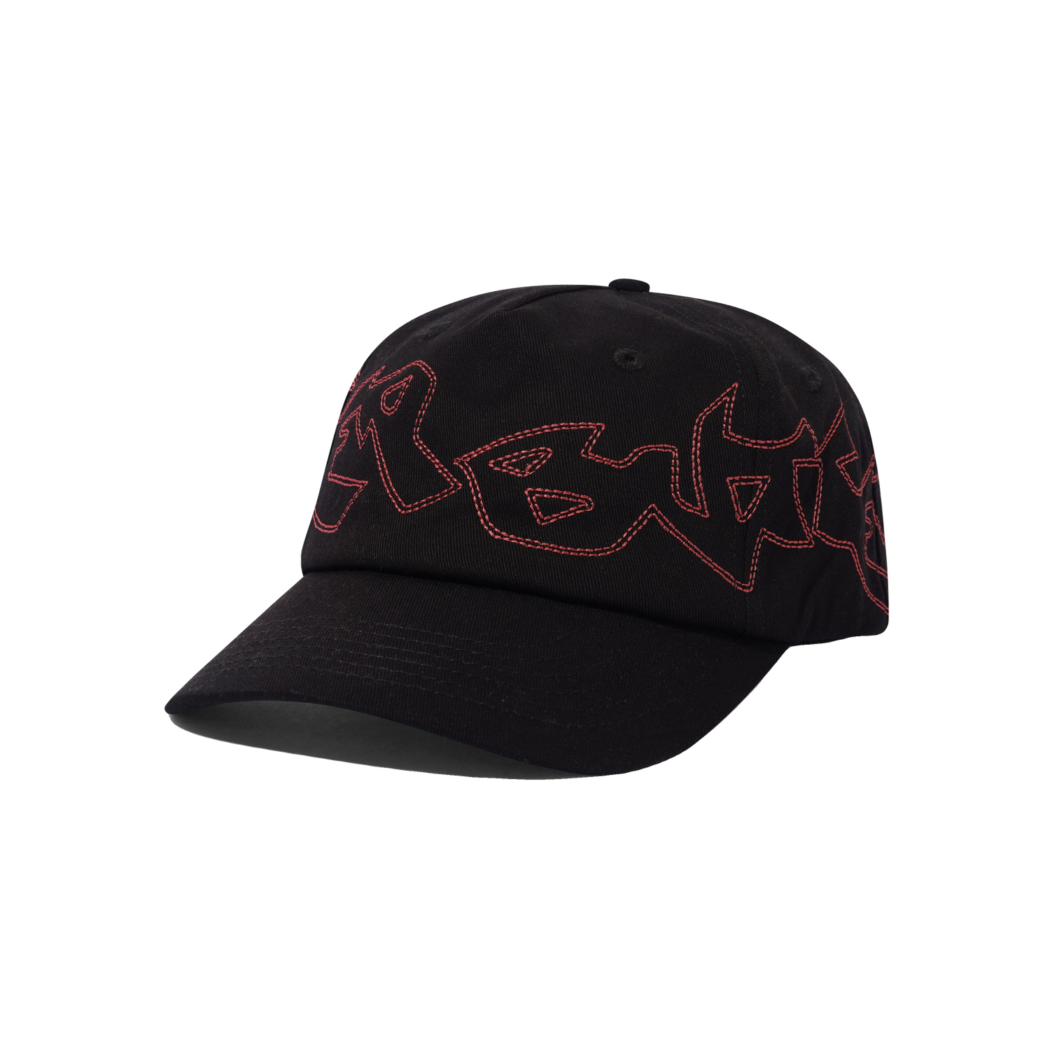 Trance 5 Panel Cap, Black