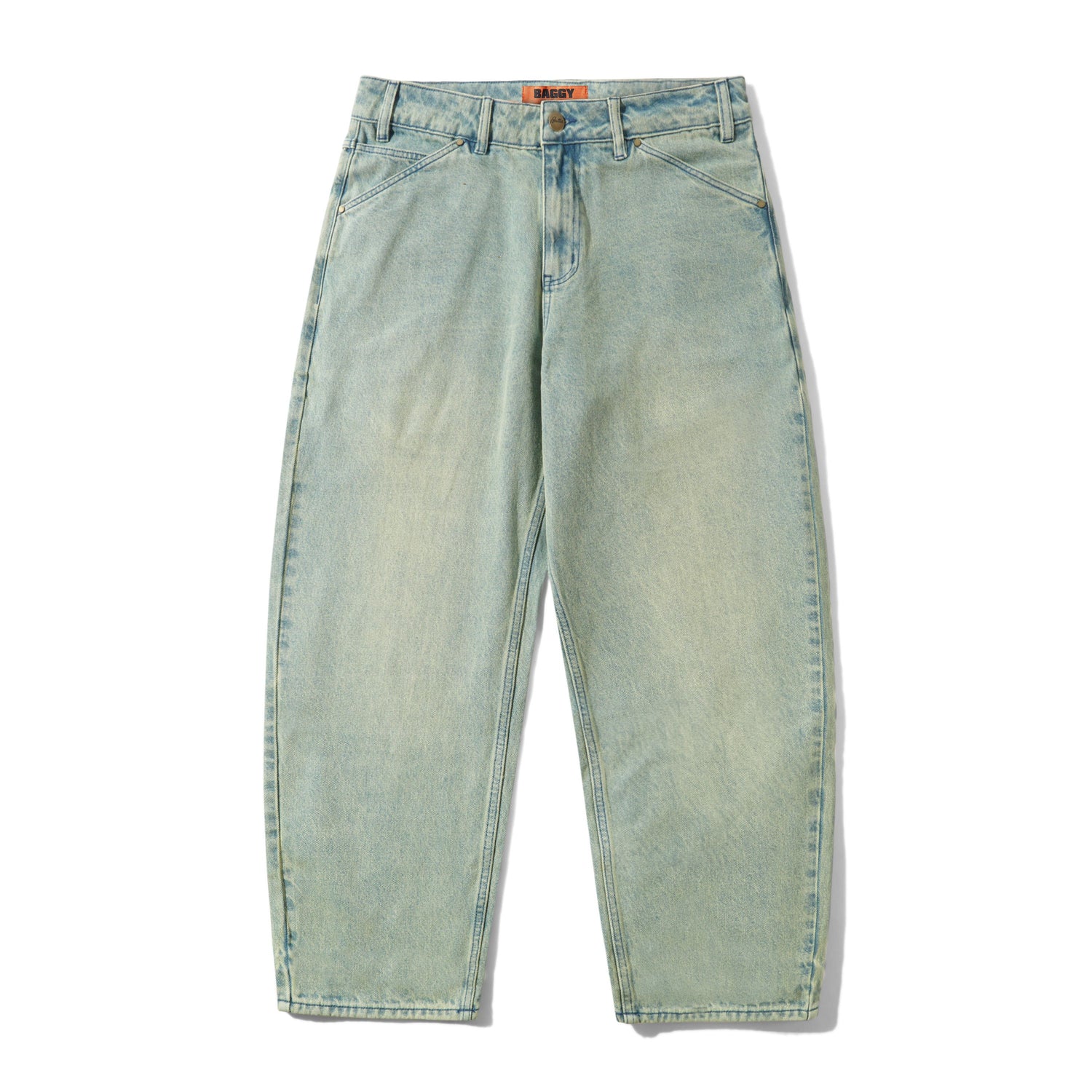 Trim Denim Jeans, Sunfade Blue