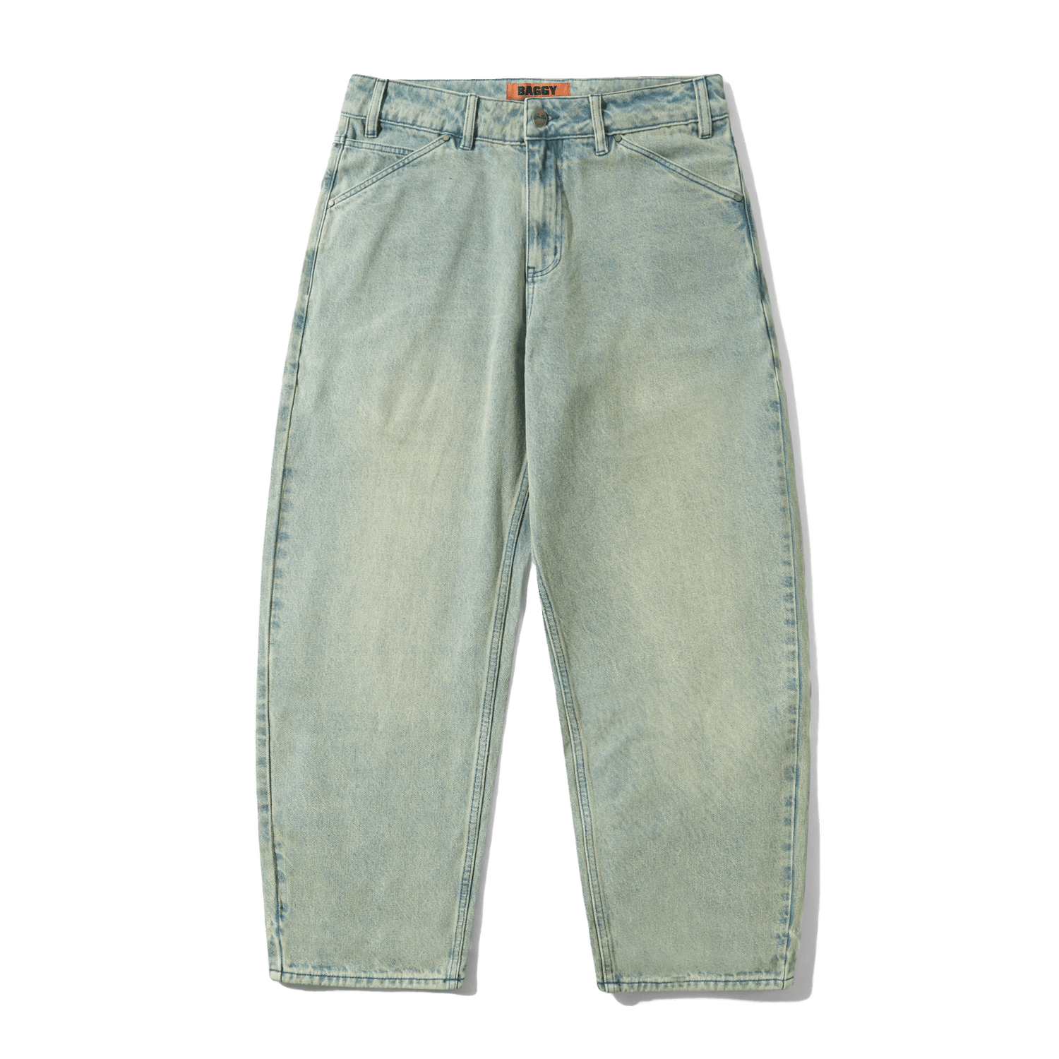 Trim Denim Jeans, Sunfade Blue