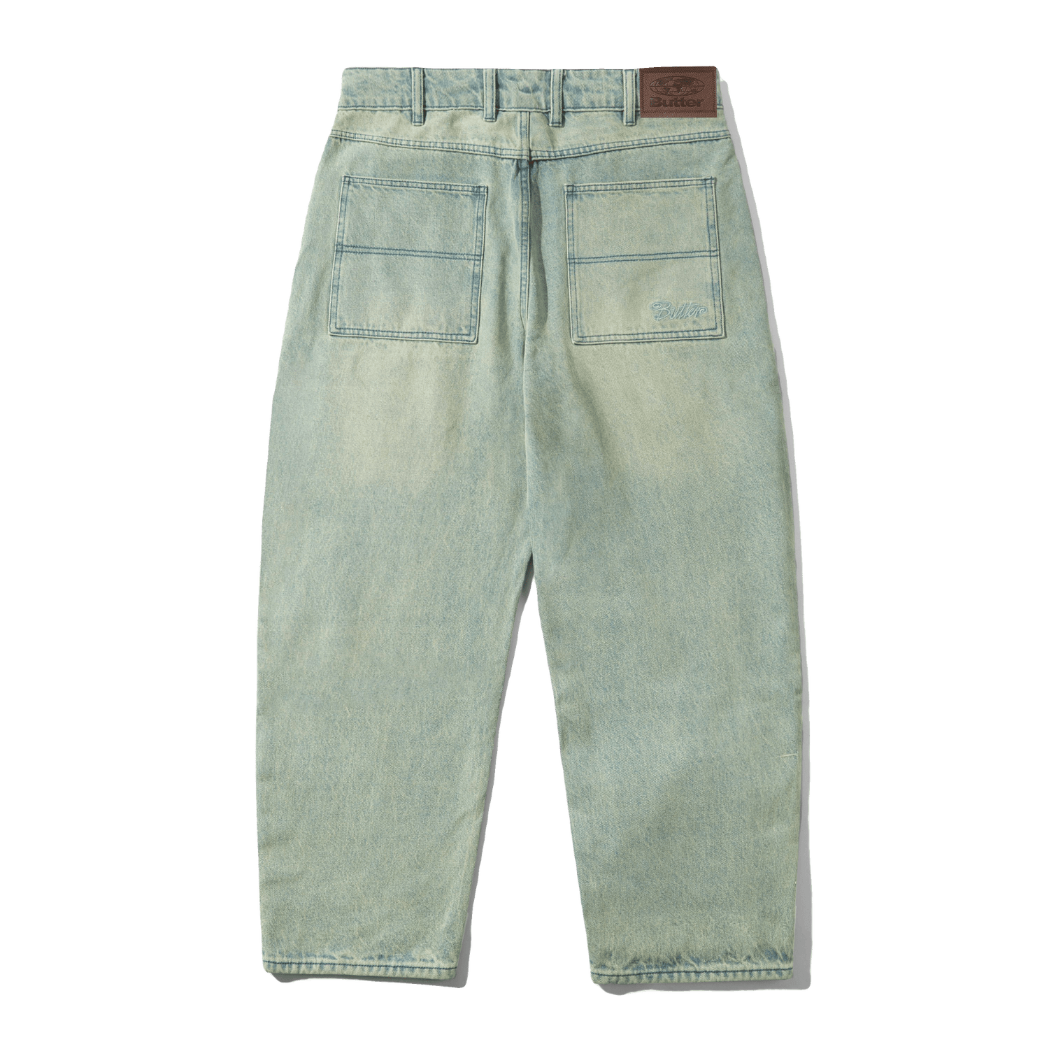 Trim Denim Jeans, Sunfade Blue