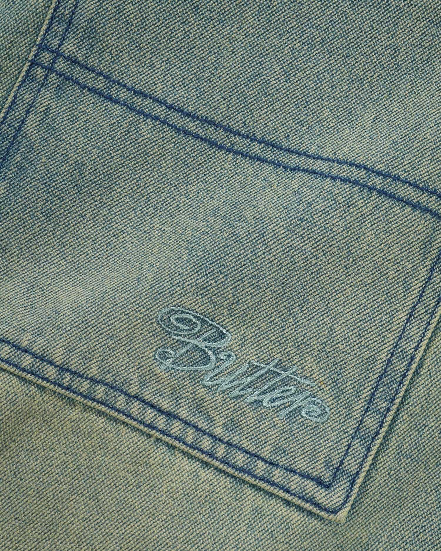 Trim Denim Jeans, Sunfade Blue