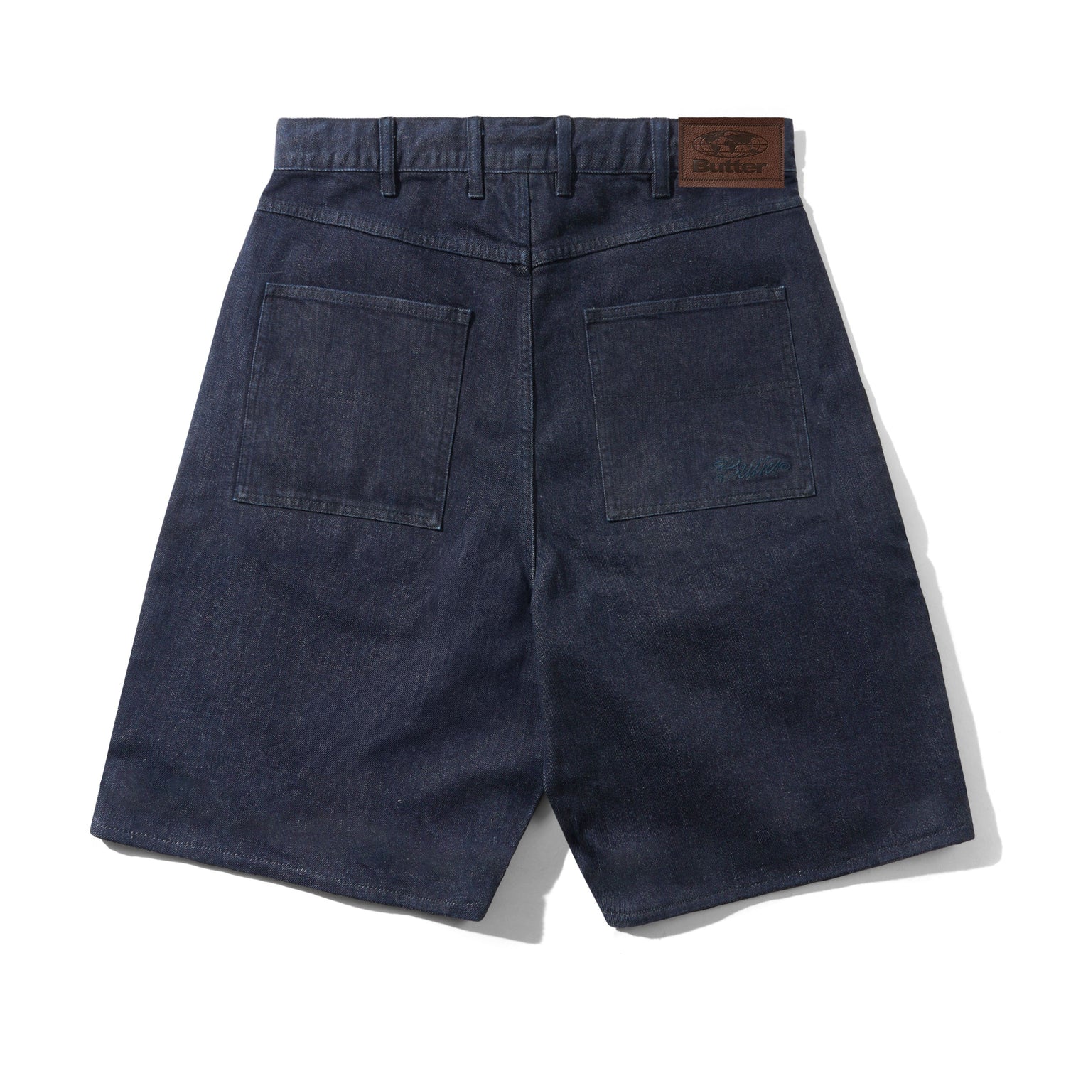 Trim Denim Shorts, Rinsed Indigo