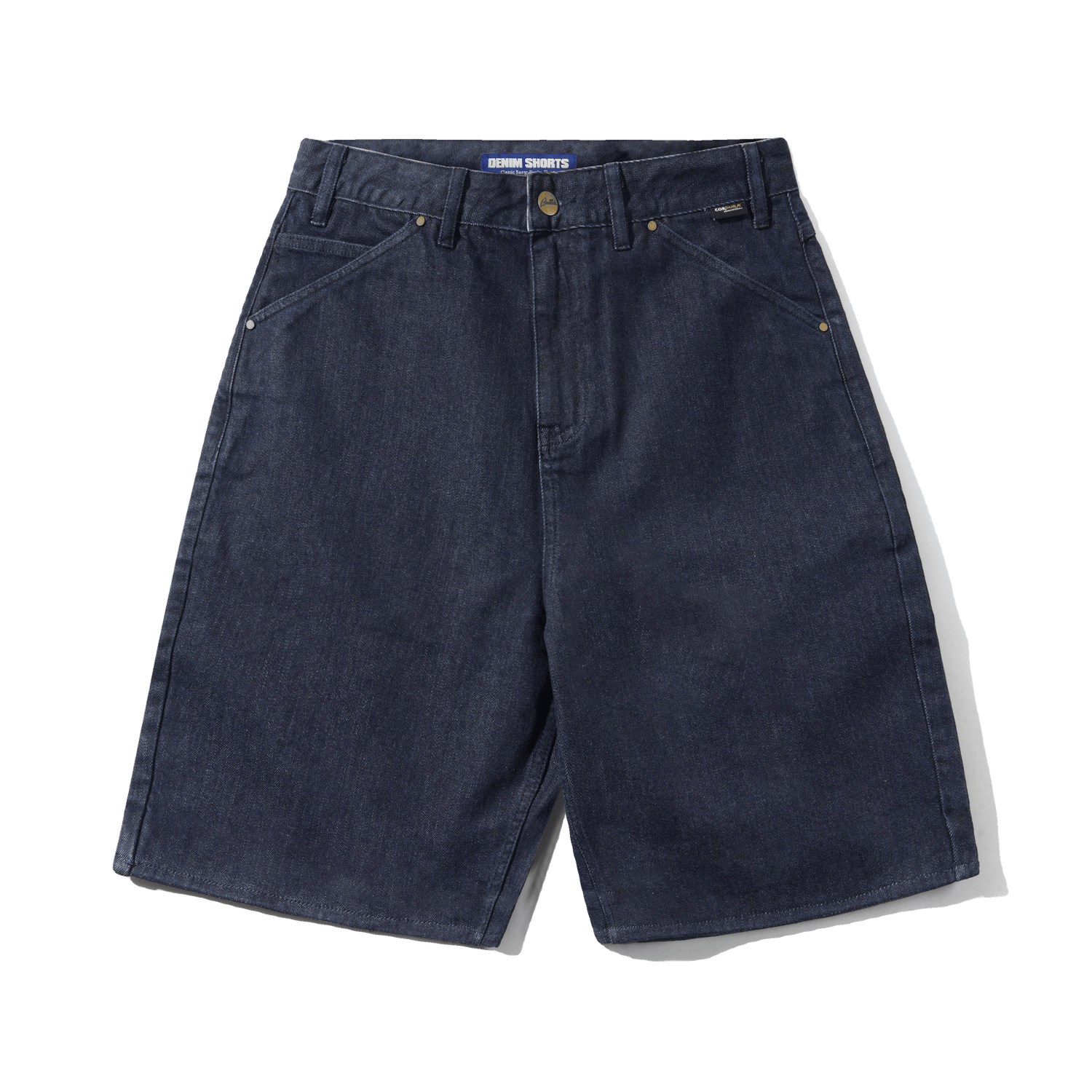 Trim Denim Shorts, Rinsed Indigo