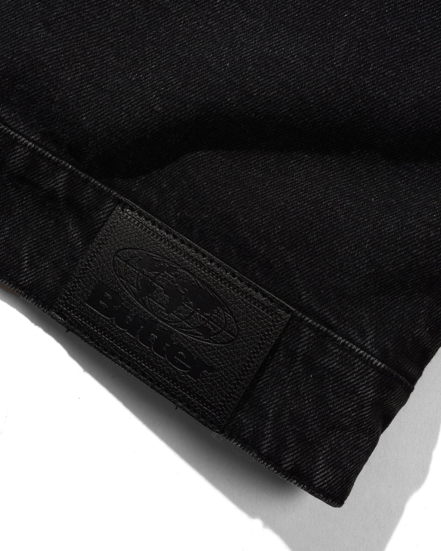 Trucker Denim Jacket, Washed Black