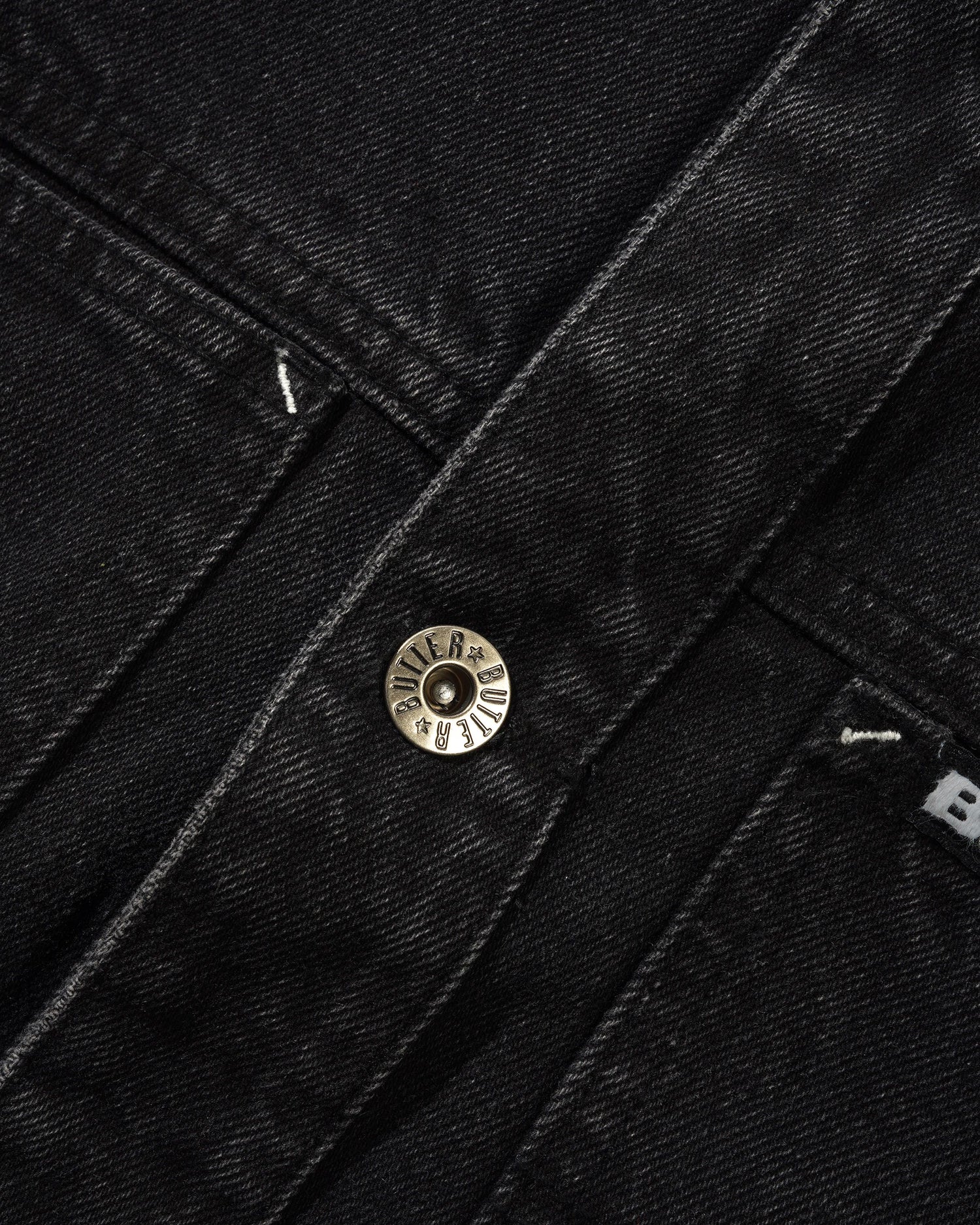 Trucker Denim Jacket, Washed Black