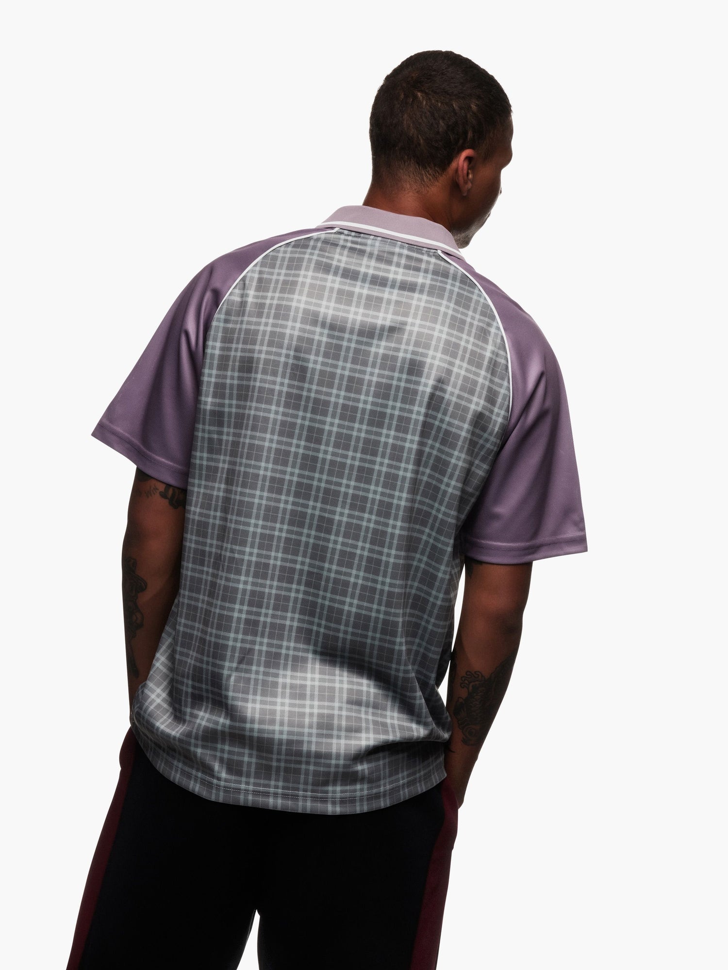 Plaid Jersey, Navy / Slate