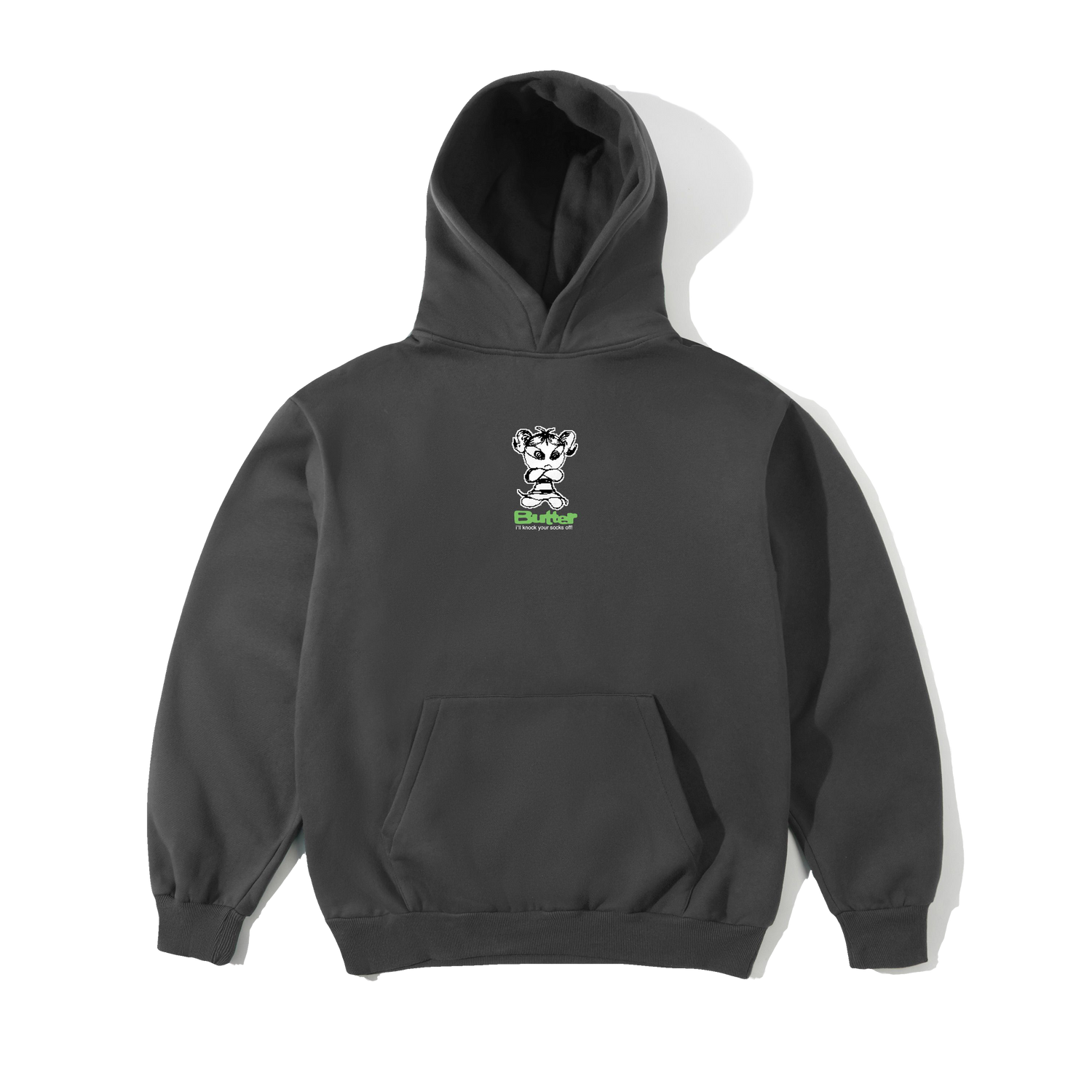 Vexed Pullover Hood, Charcoal
