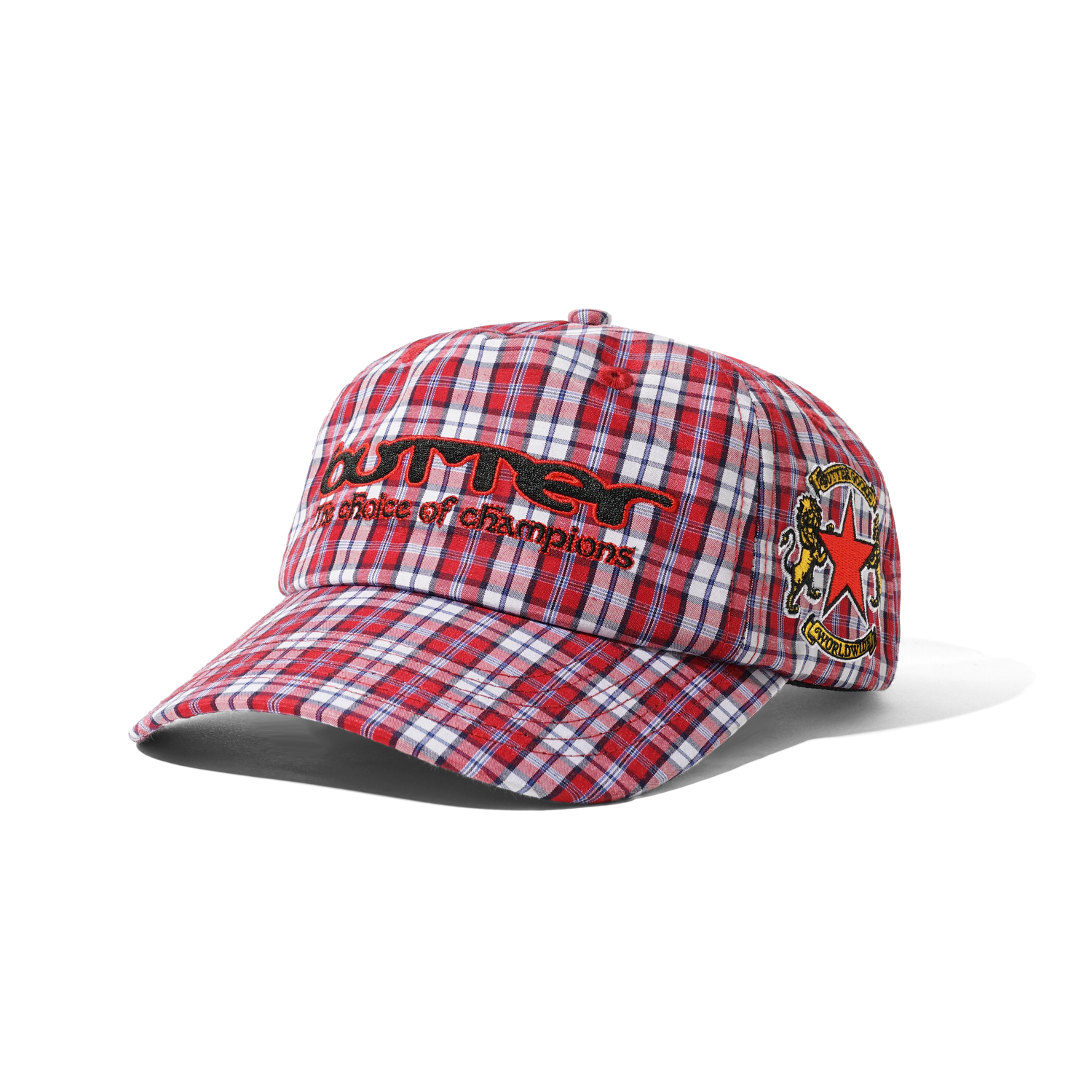 Victory 5 Panel Cap, Plaid