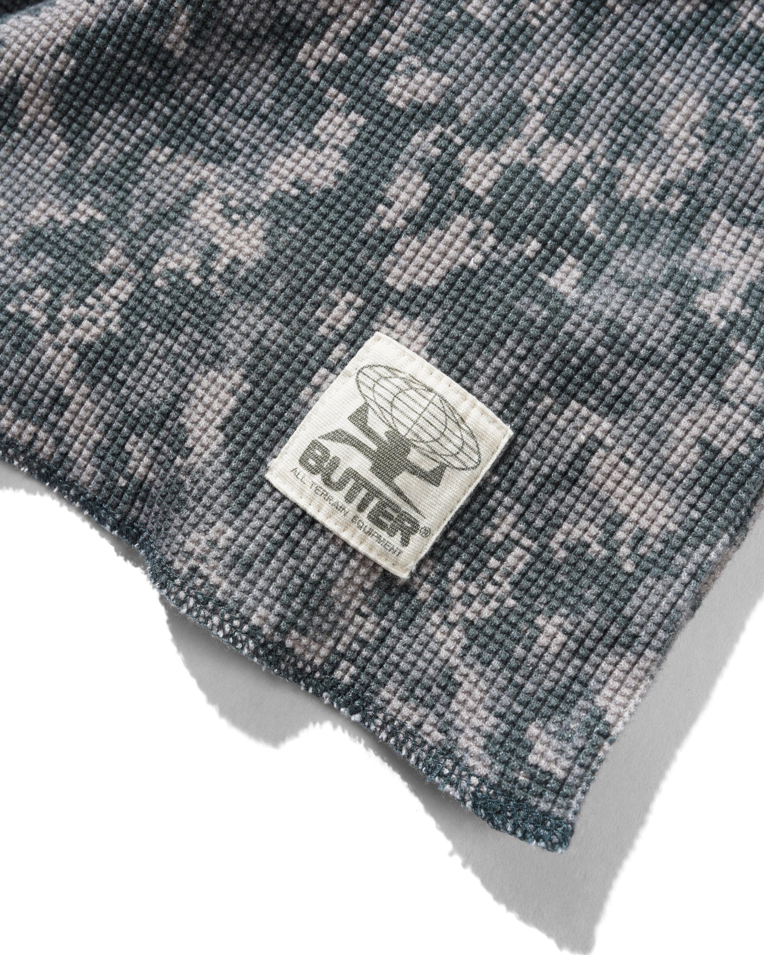 Waffle L/S Top, Digital Camo