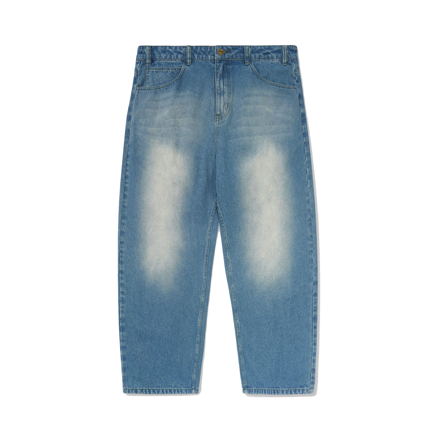 Warped Denim Jeans, Washed Mid Blue