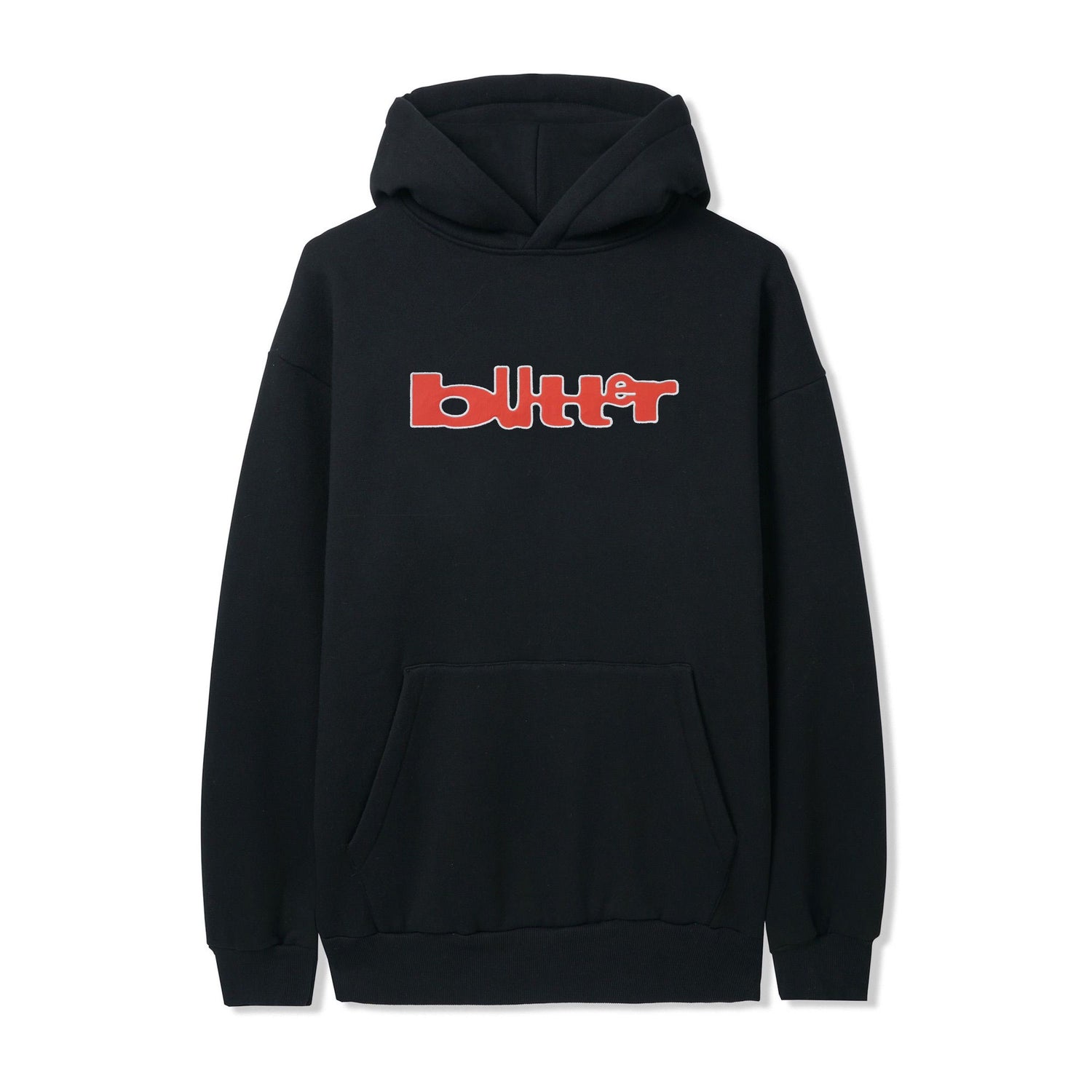 Warped Pullover Hood, Black