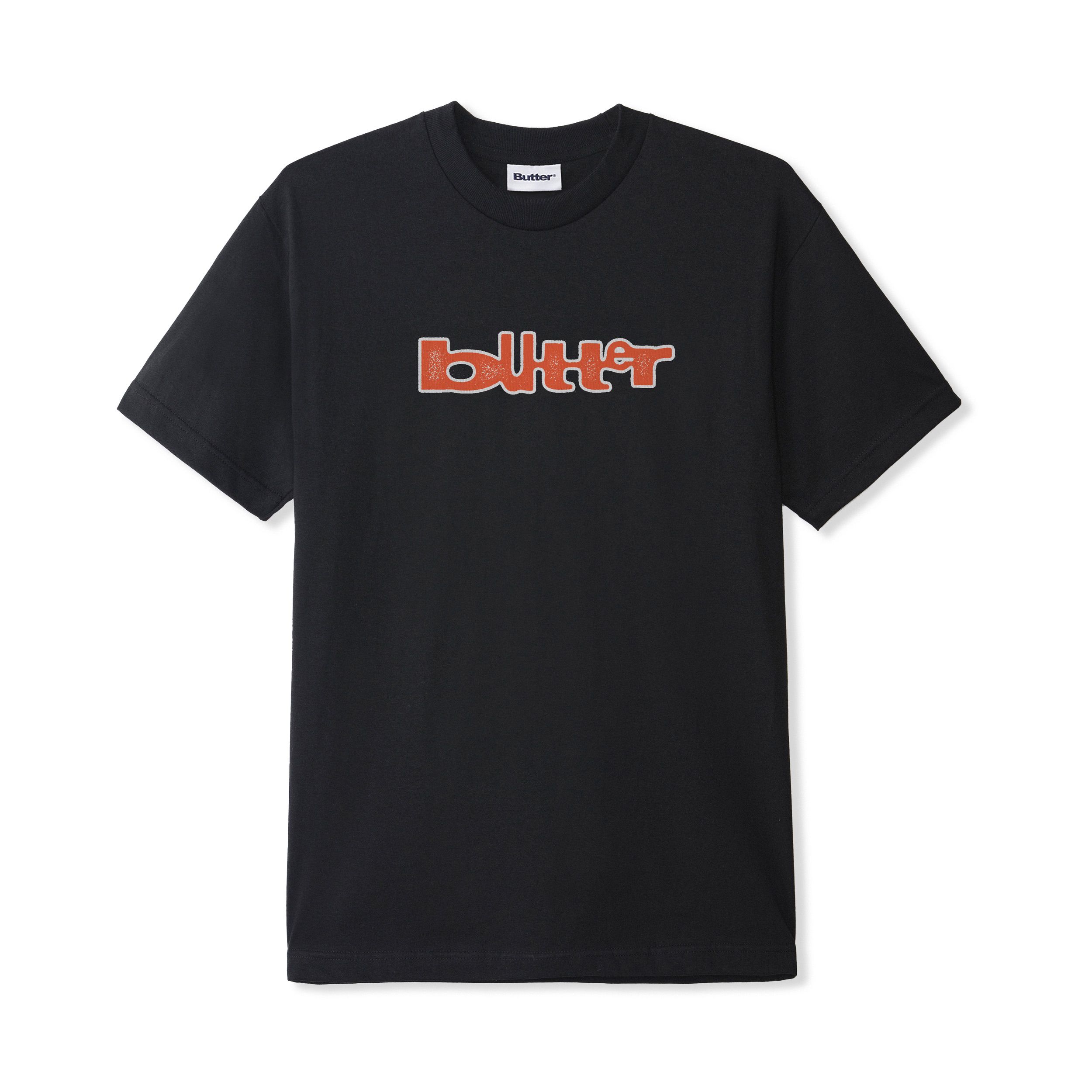 【Butter Goods】Warped Tee Tシャツ ブラック Warped Tee, Black – Butter Goods