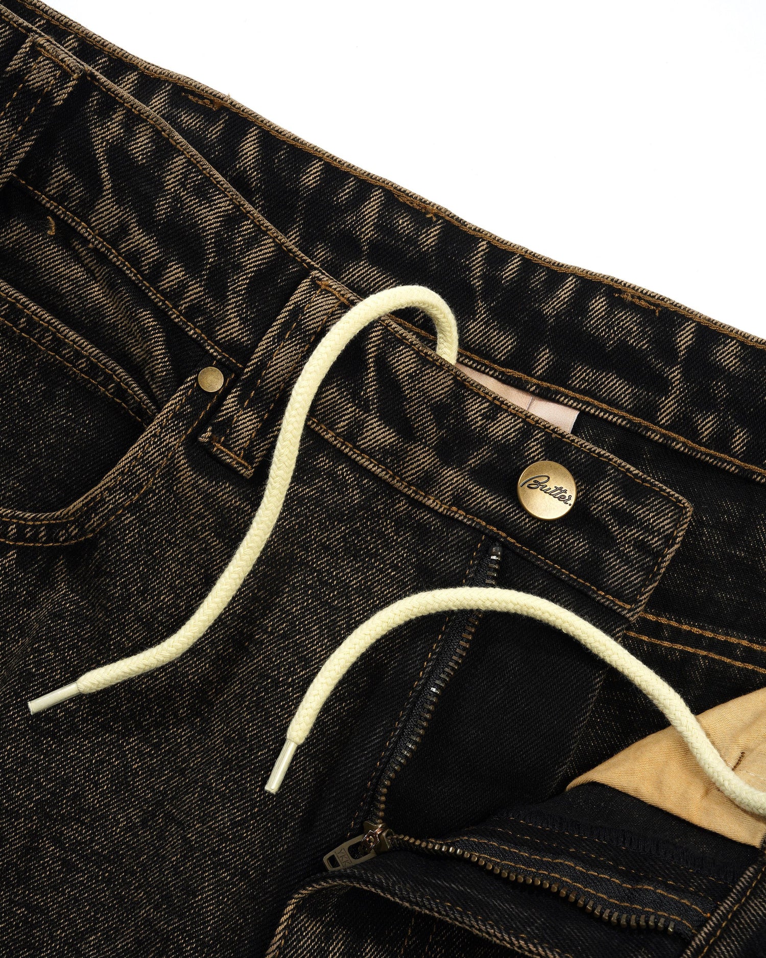 Weathergear Denim Jeans, Brown Tint