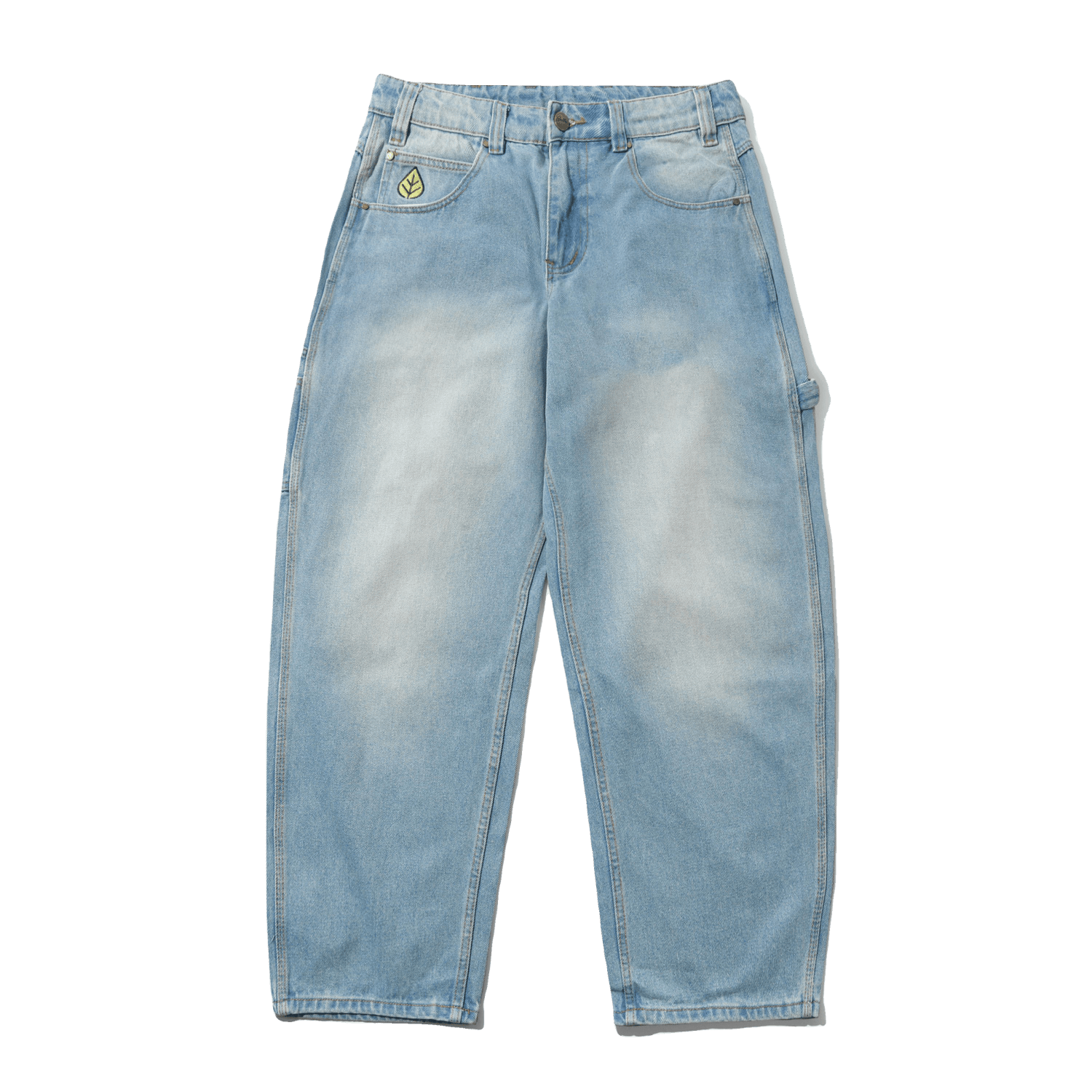 Weathergear Denim Jeans, Distressed Indigo