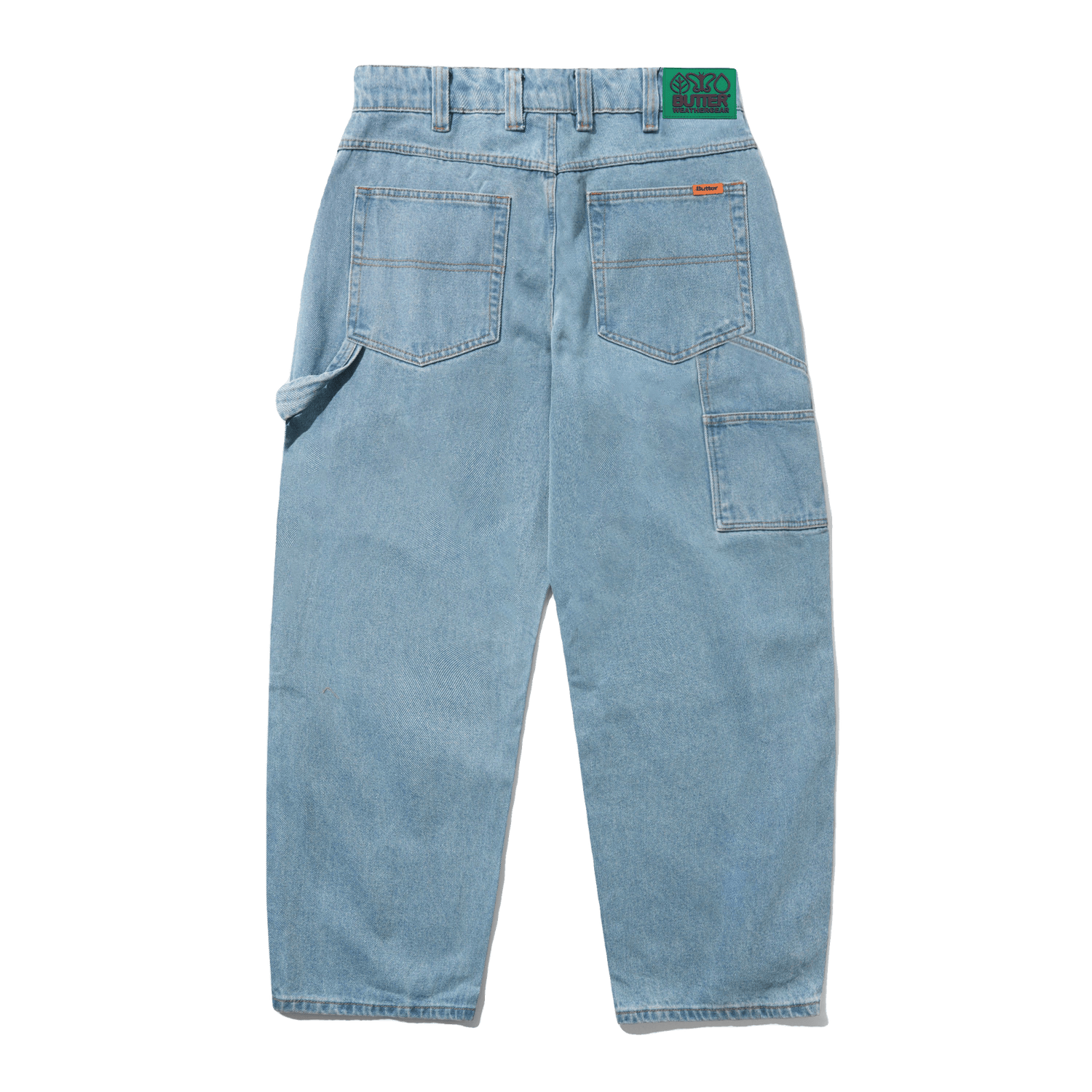Weathergear Denim Jeans, Distressed Indigo