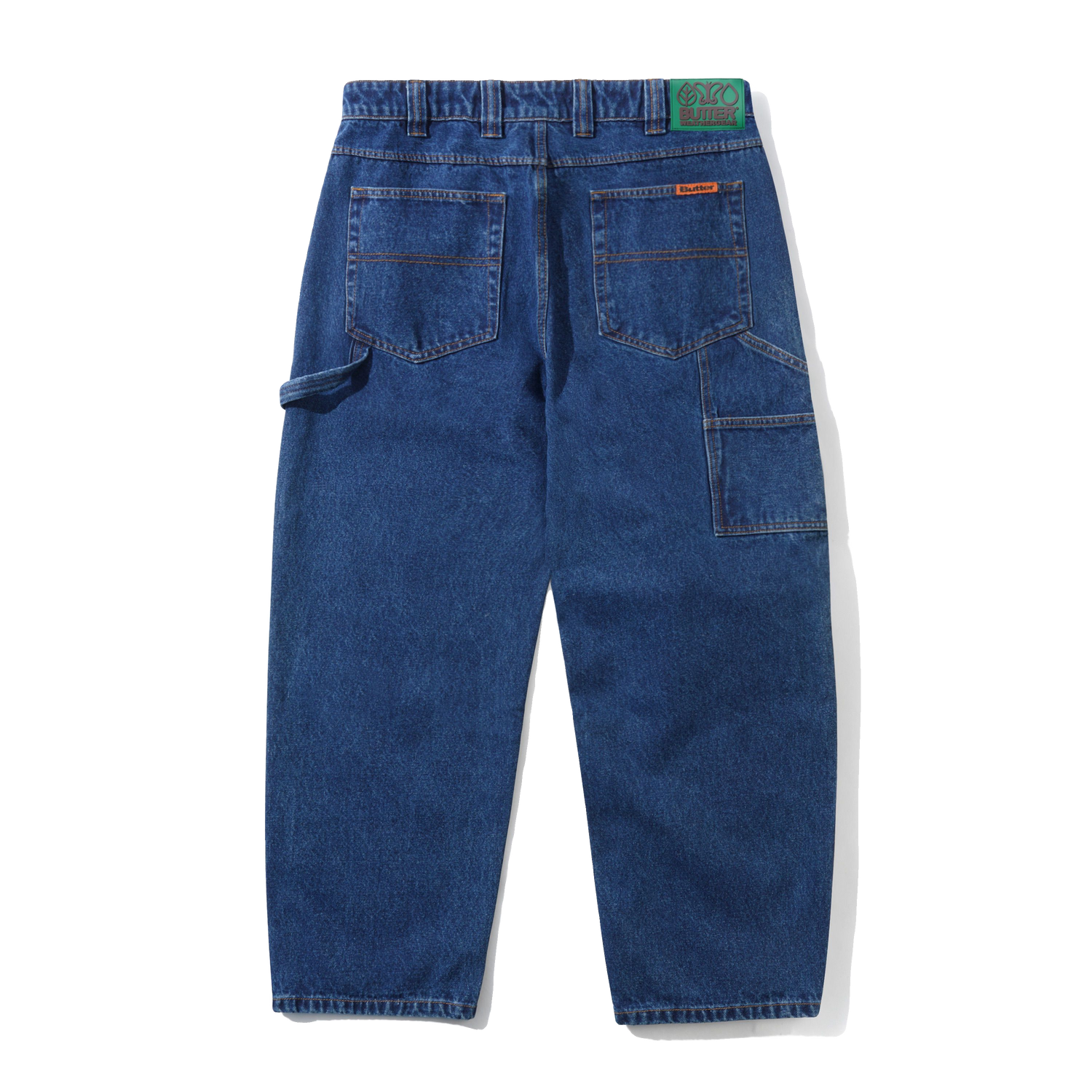 Weathergear Denim Jeans, Repaired Indigo