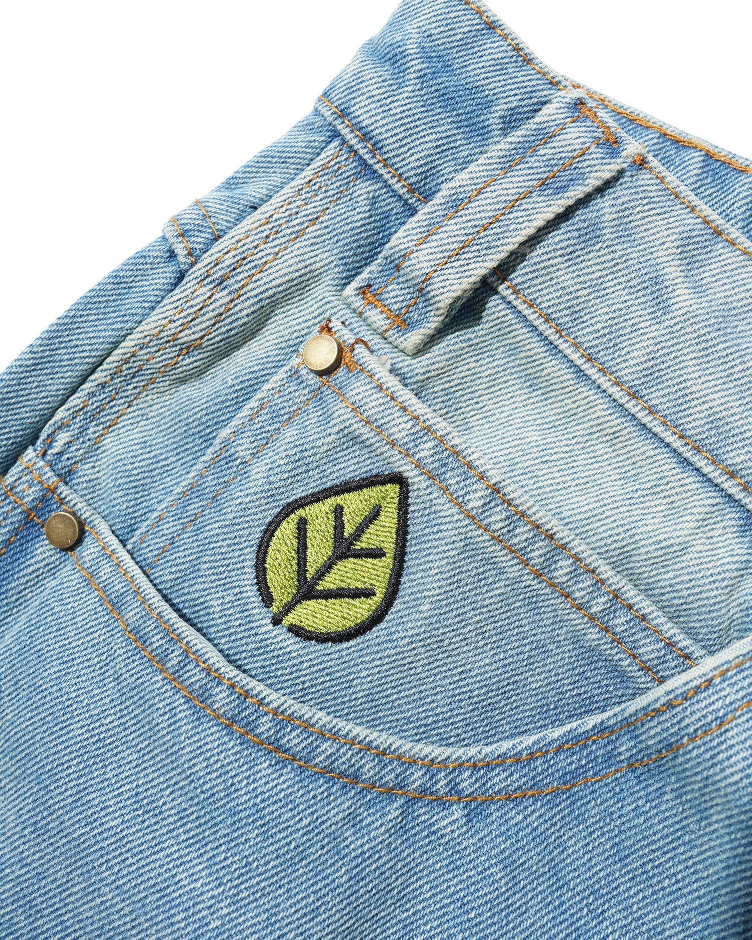 Weathergear Denim Jeans, Distressed Indigo