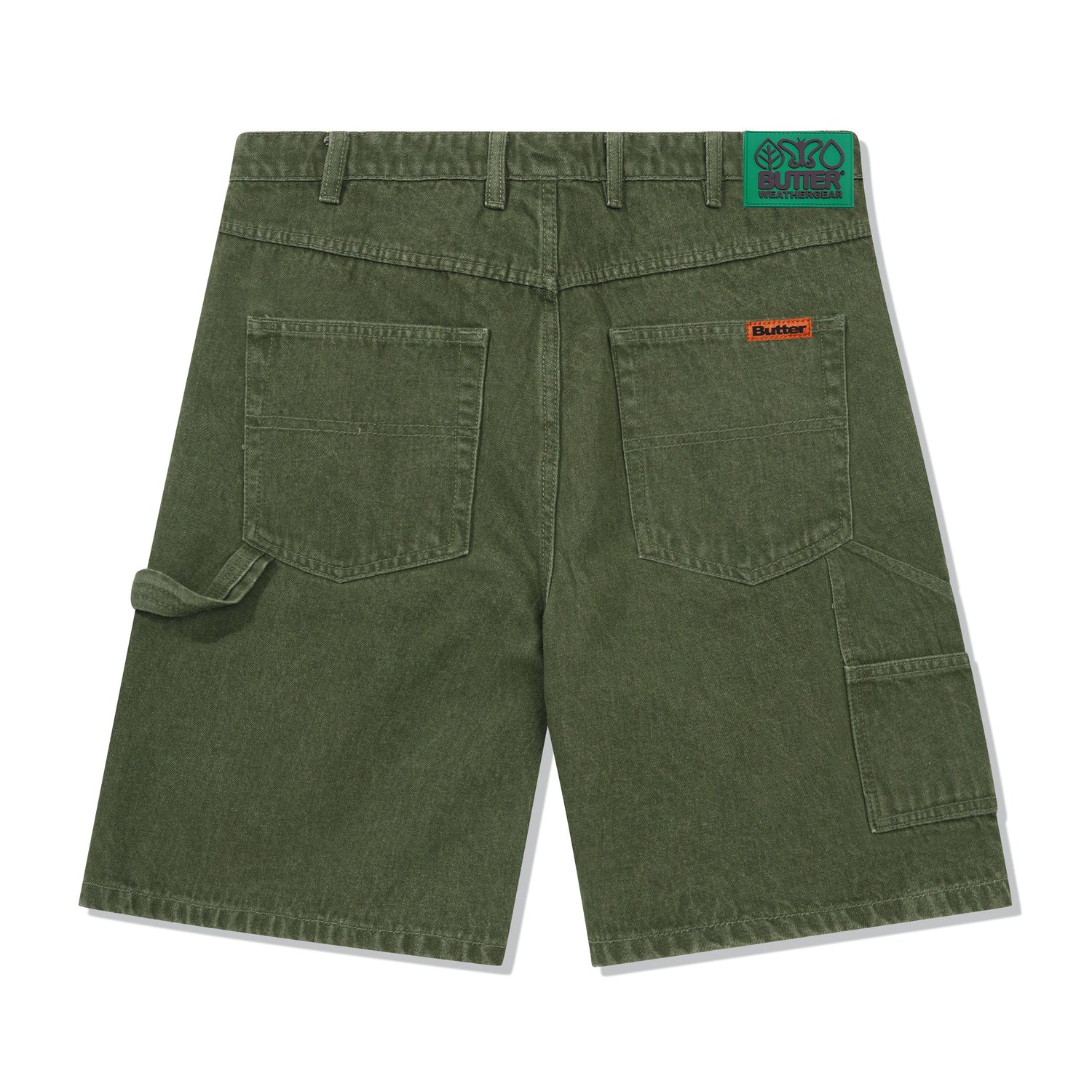 Weathergear Denim Shorts, Faded Army