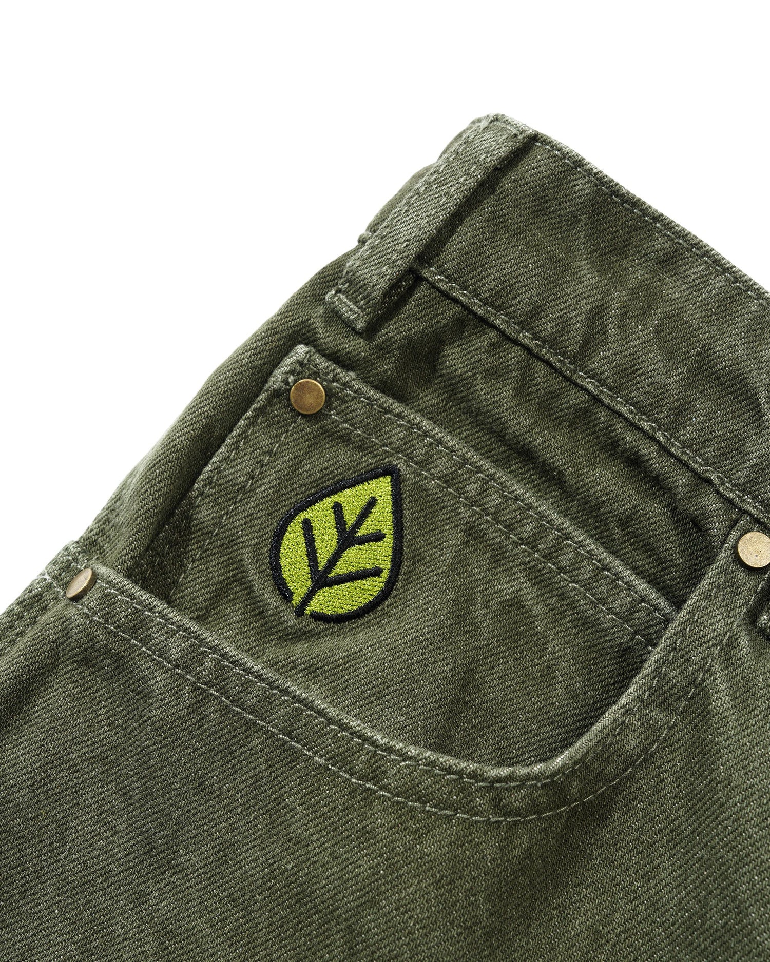 Weathergear Denim Shorts, Faded Army