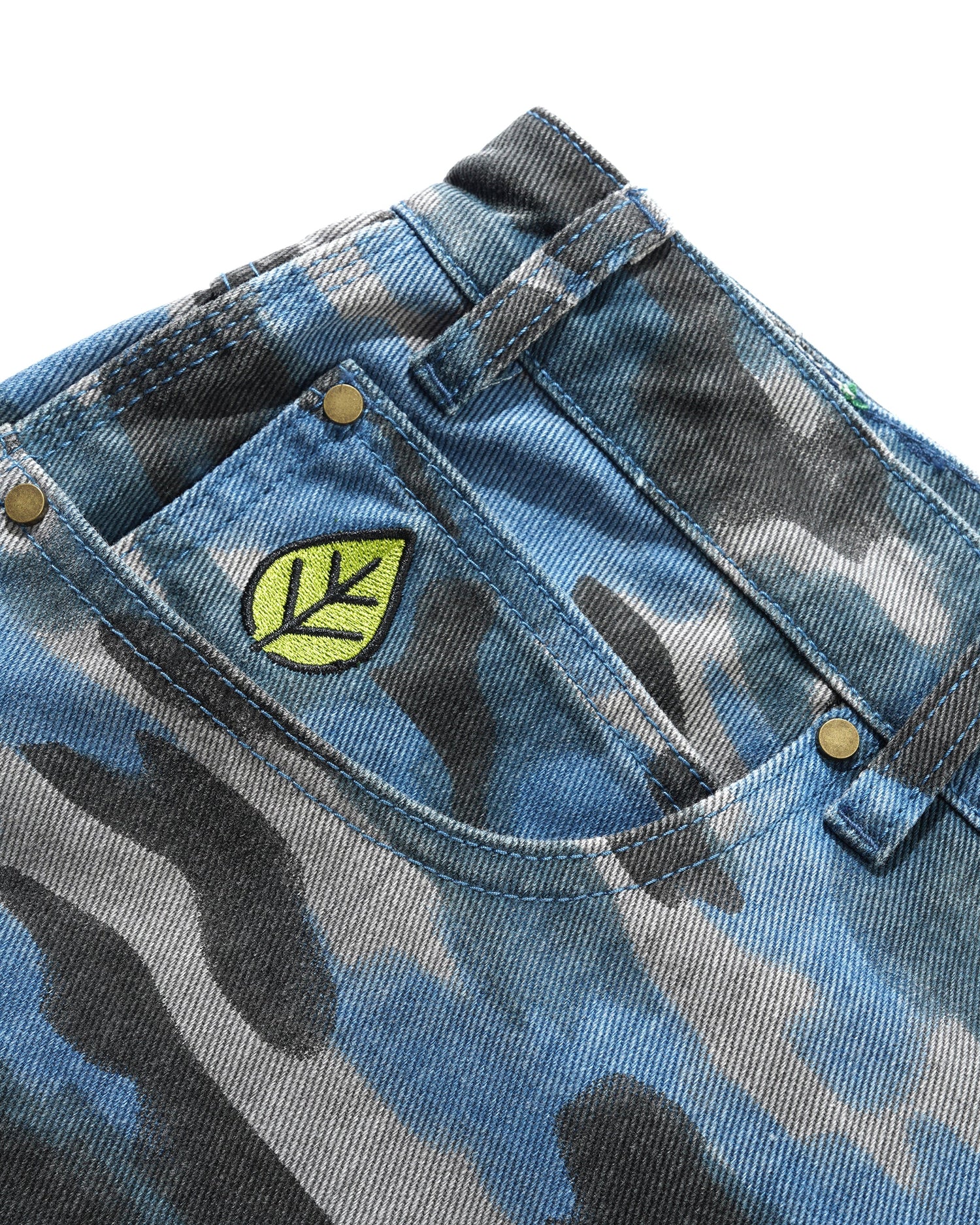 Weathergear Denim Shorts, Motion Camo