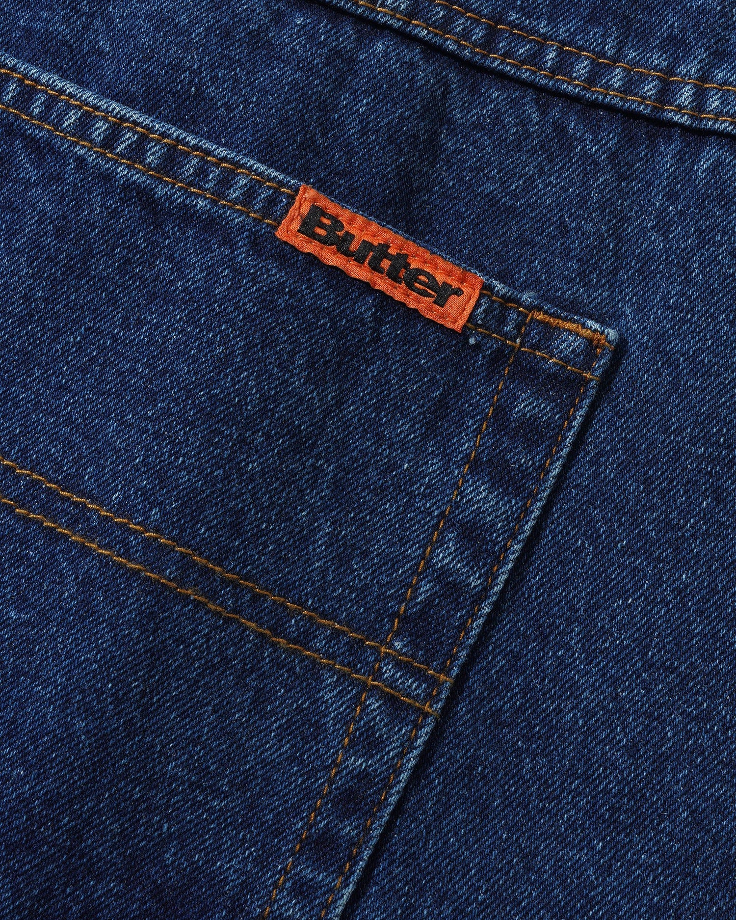 Weathergear Denim Shorts, Repaired Indigo