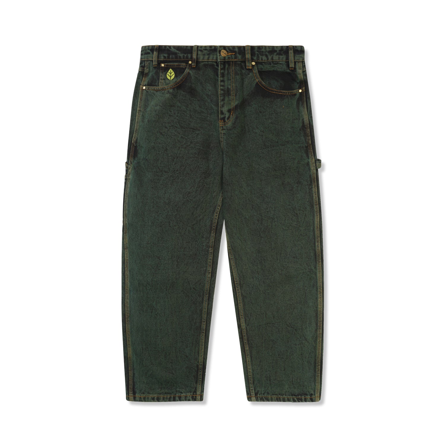 Weathergear Heavyweight Denim Jeans, Deep Forest Wash