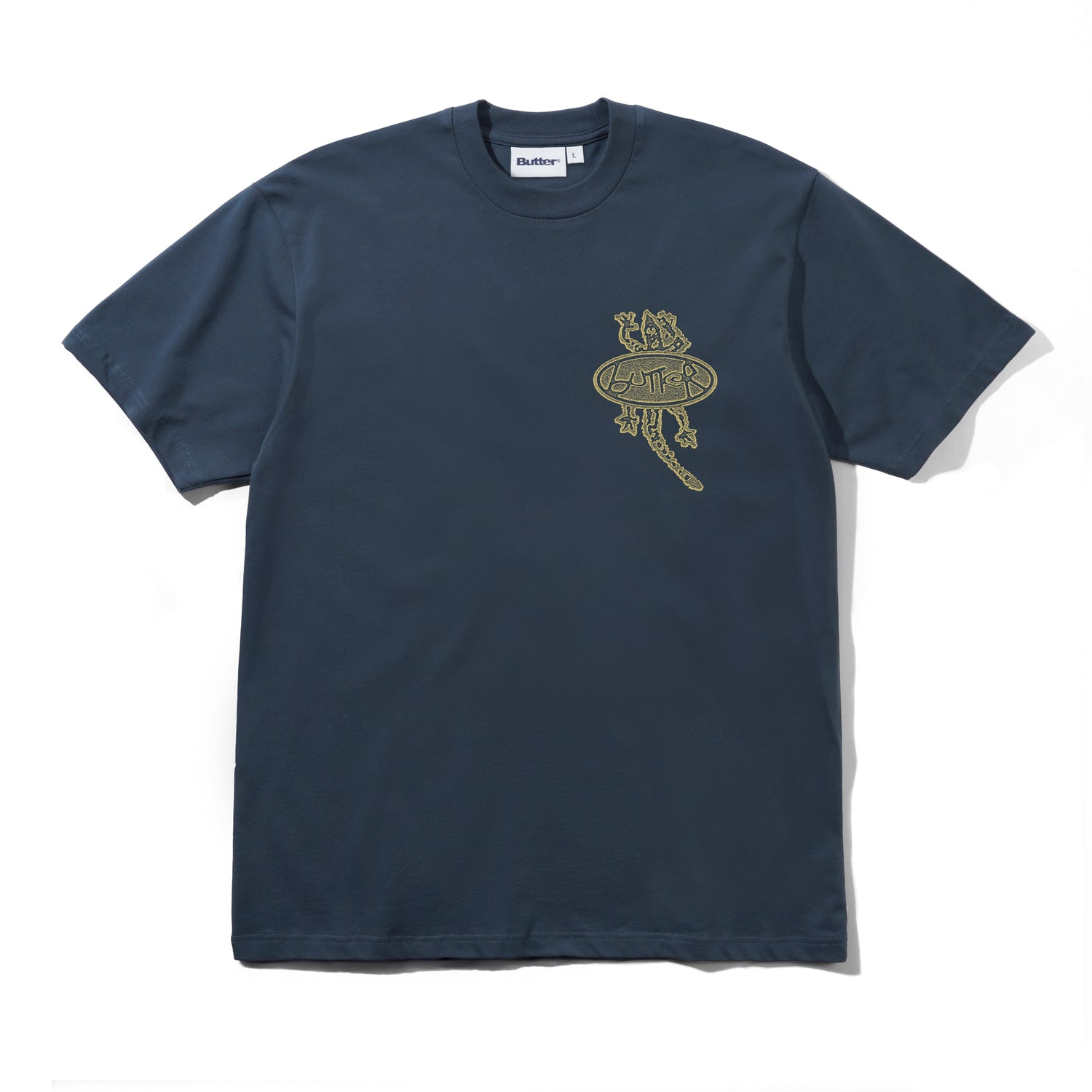 Wipeout Tee, Denim