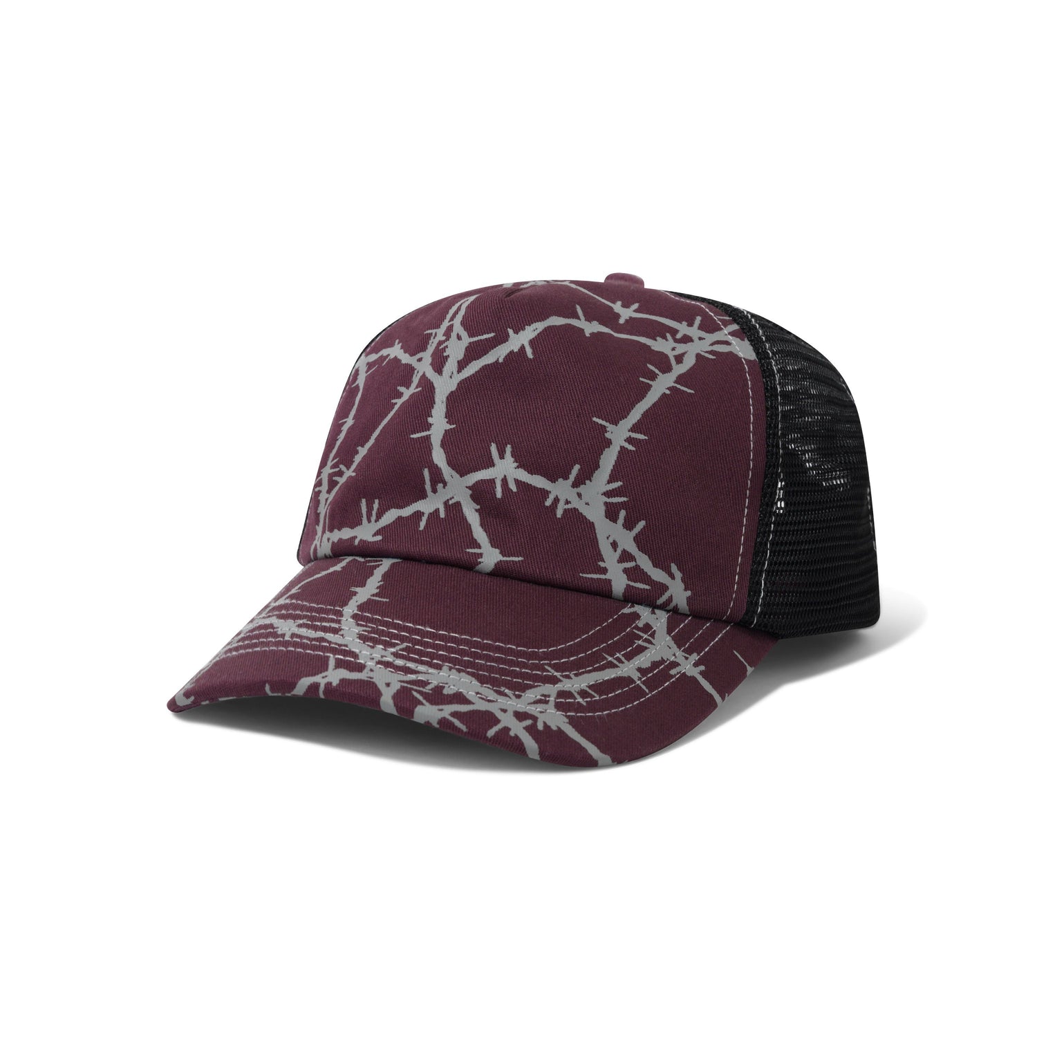 Wired Trucker Cap, Wine