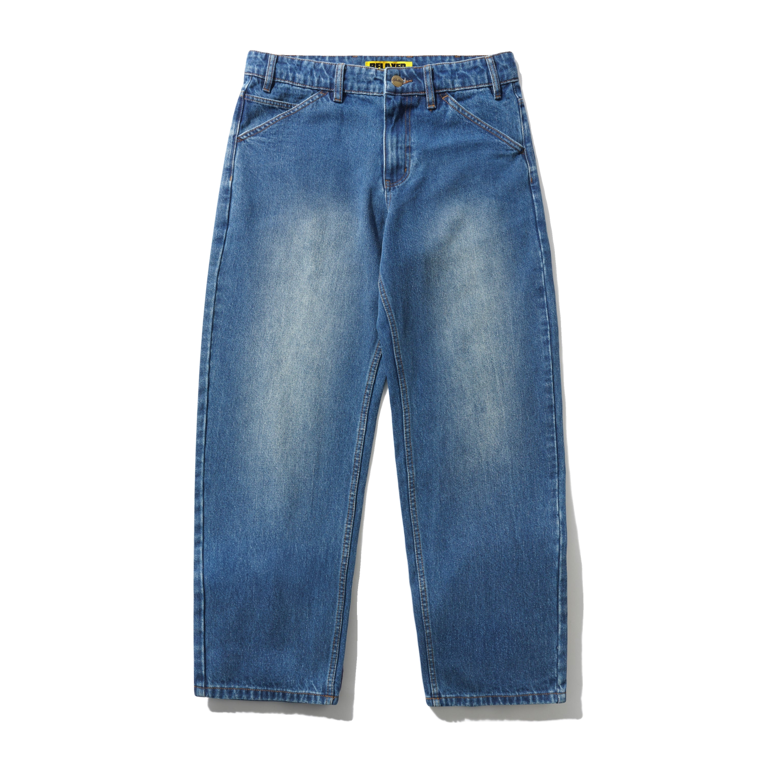 Witness Denim Jeans, Mid Indigo Slub