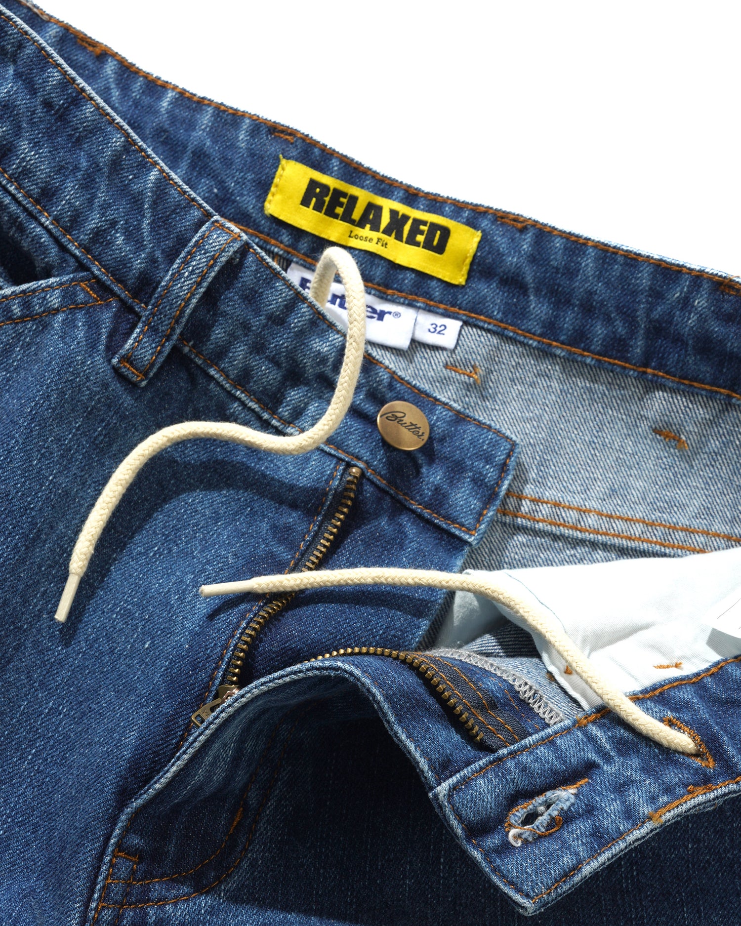 Witness Denim Jeans, Mid Indigo Slub