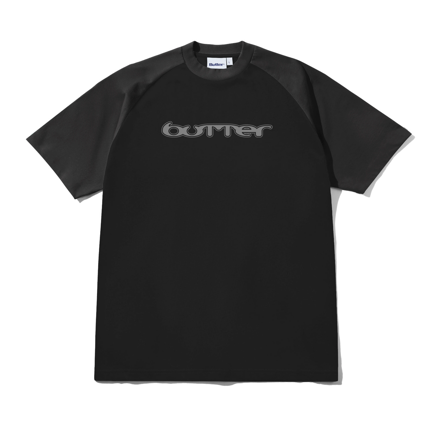 Witness Raglan Tee, Black / Dark Grey