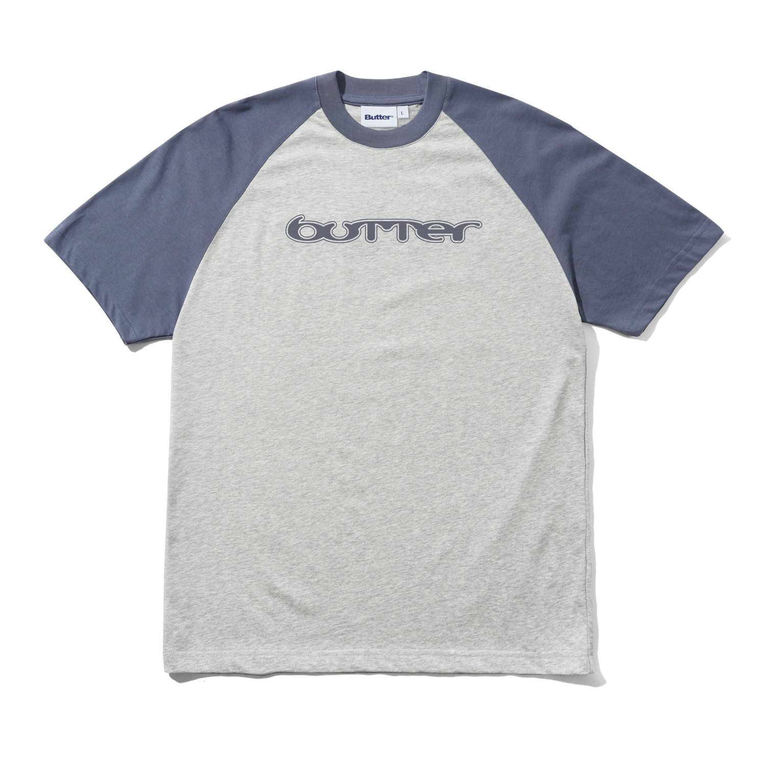Witness Raglan Tee, Slate / Ash