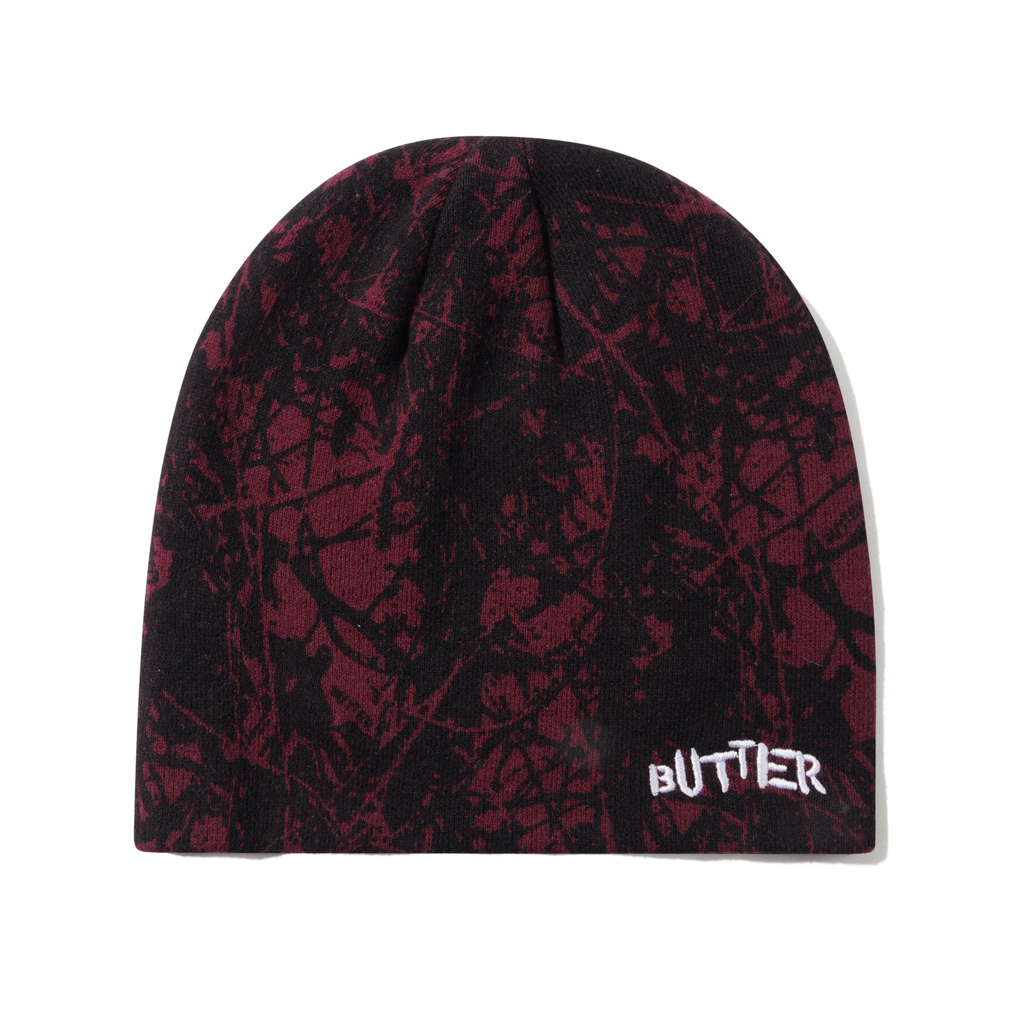 Woods Camo Skully Beanie, Rust