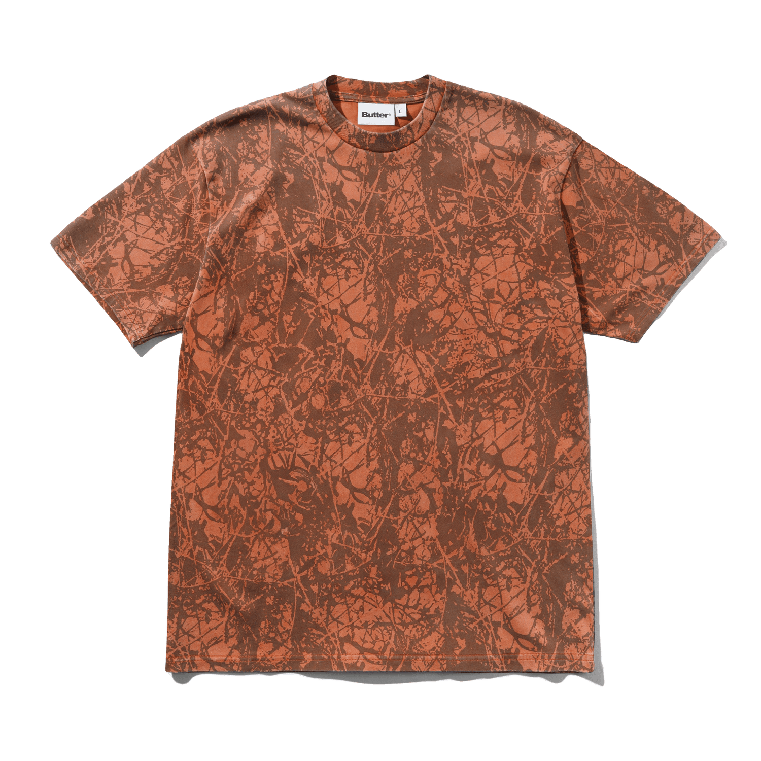 Woods Camo Tee, Washed Rust