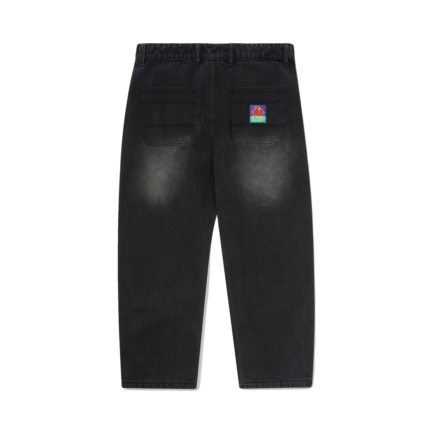 Work Pants, Distressed Black