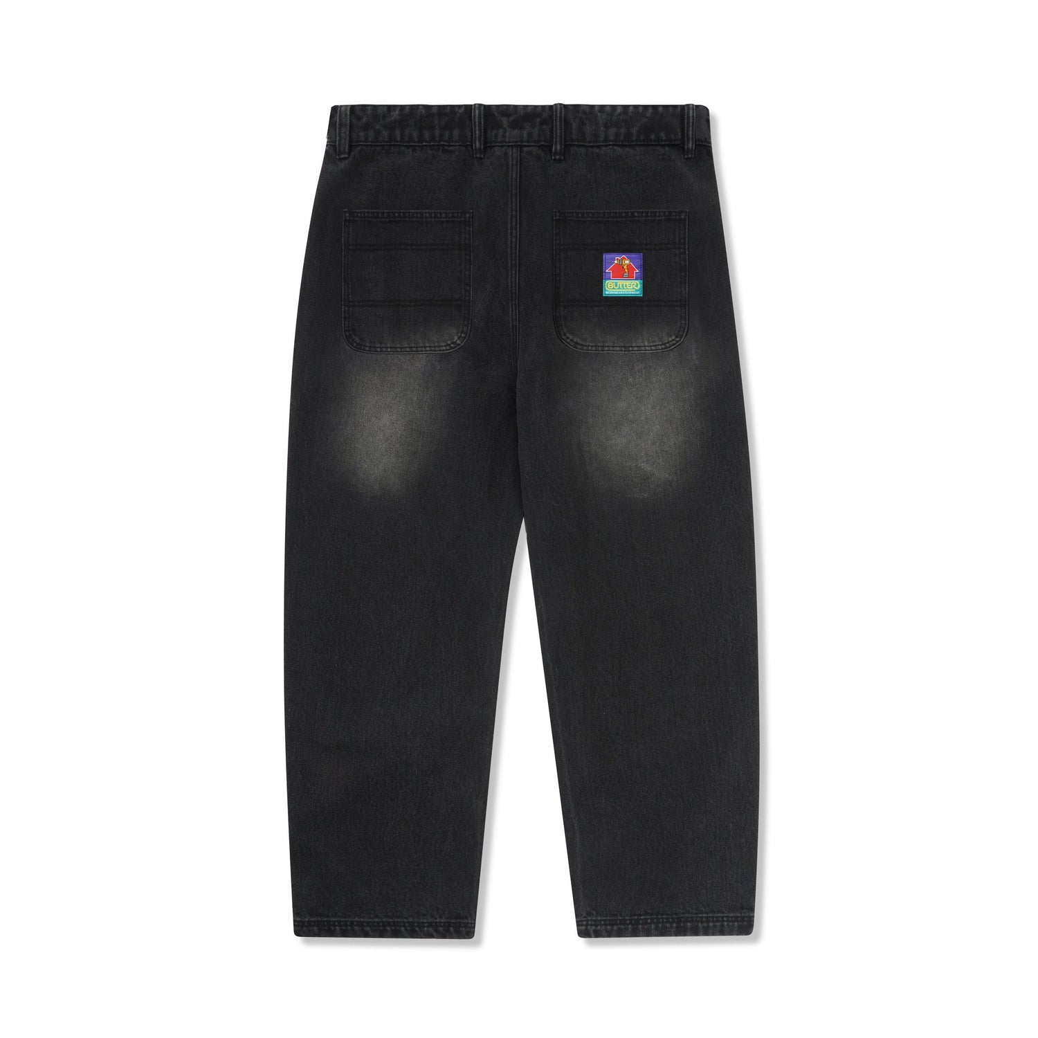 Work Pants, Distressed Black