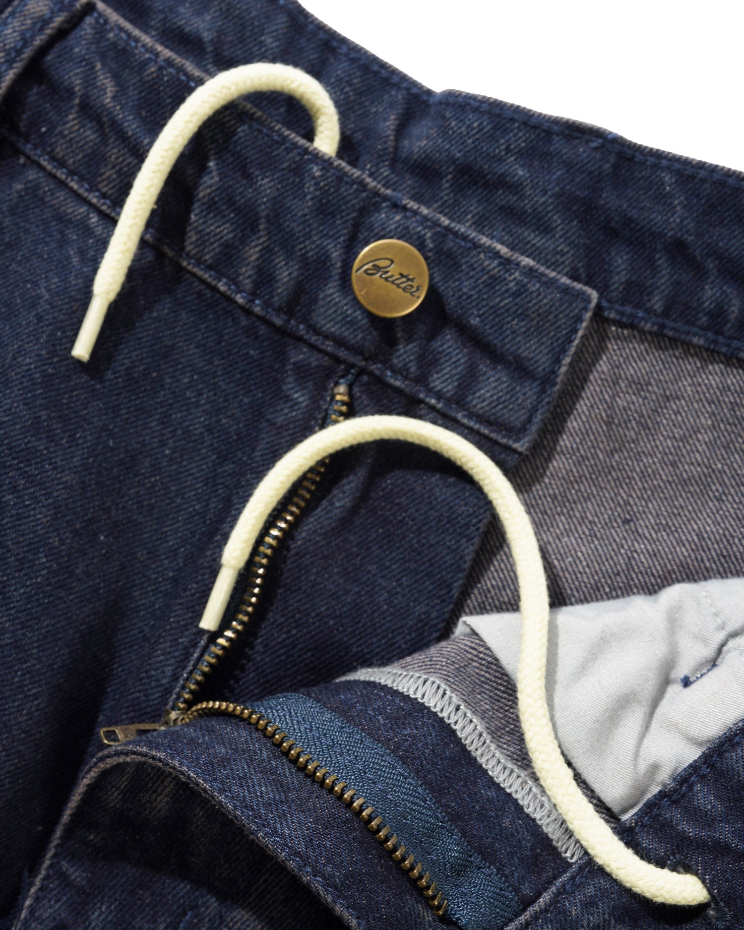 Work Pants, Distressed Tinted Indigo